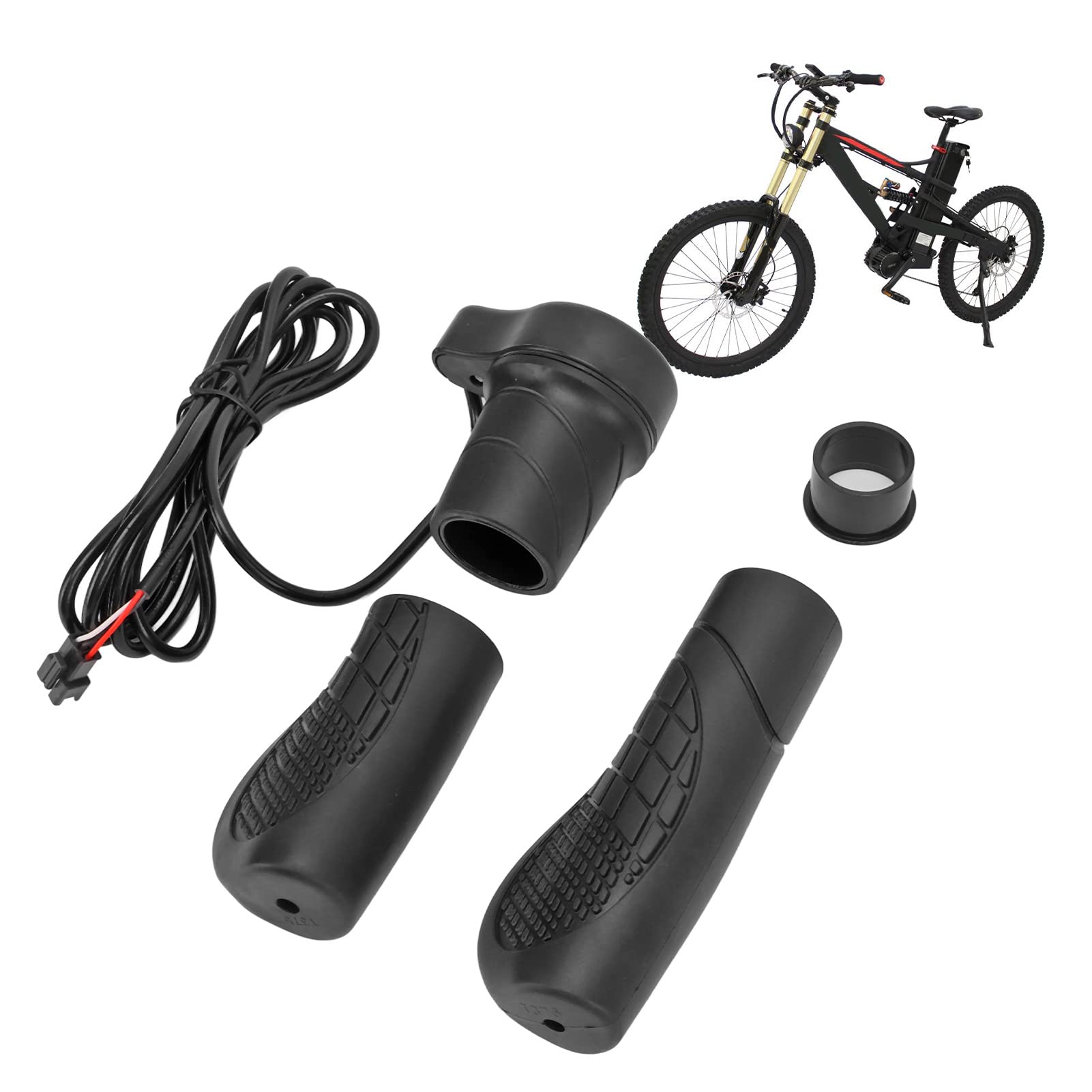 Alomejor Electric Half Throttle Grip - Universal Handlebar Throttle Control for E-Bikes, Scooters & Motorcycles - High-Speed Performance & Easy Installation - Perfect for Commuting & Off-Road Adventures