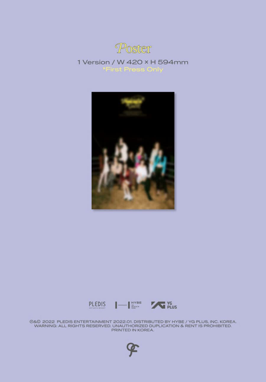 FROMIS_9 [MIDNIGHT GUEST] 4th Mini Album - 2CD Set with Limited Unfolded Poster, 2 Photo Books, Postcards & Collectibles (K-Pop Music Gift for Fans) - Perfect for K-Pop Collections, Birthday Gifts & Fan Meetings