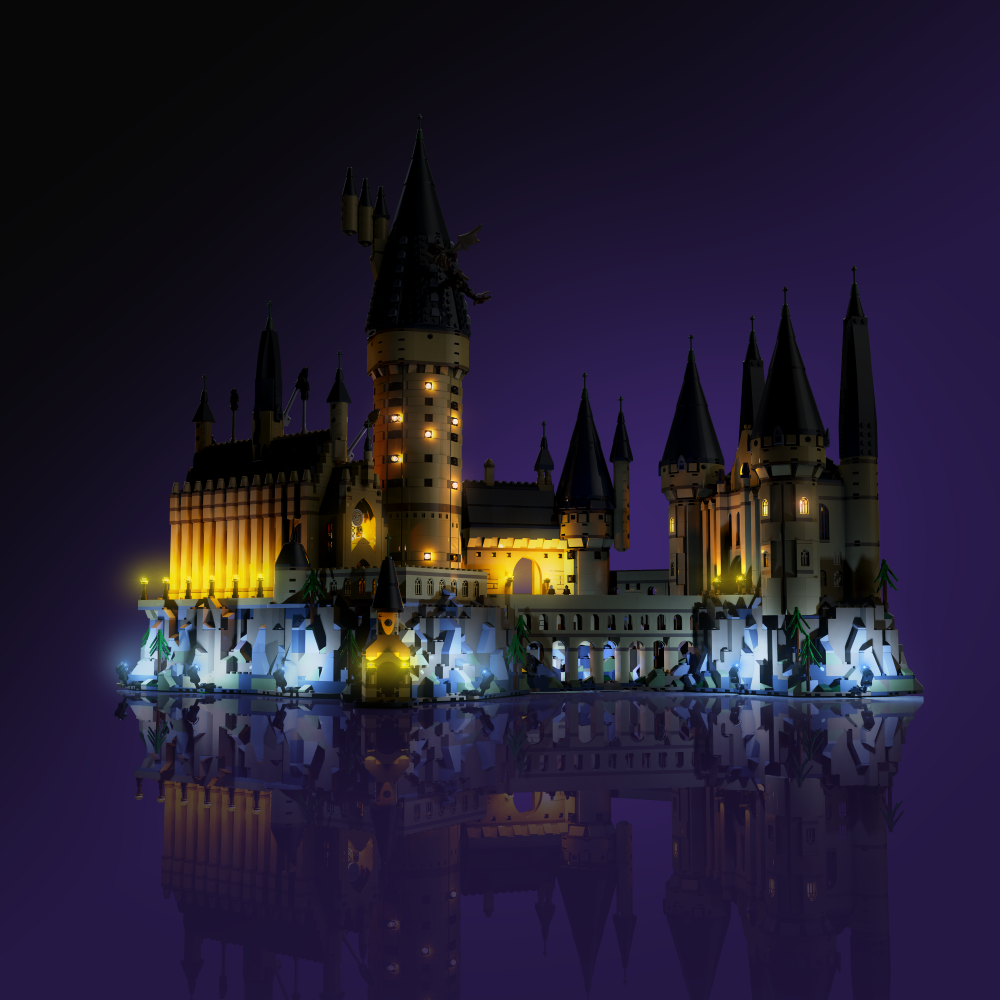 LEGO® Hogwarts Castle #71043 Light Kit - DIY Lighting Set for LEGO Harry Potter Castle - Perfect for Display & Nighttime Illumination