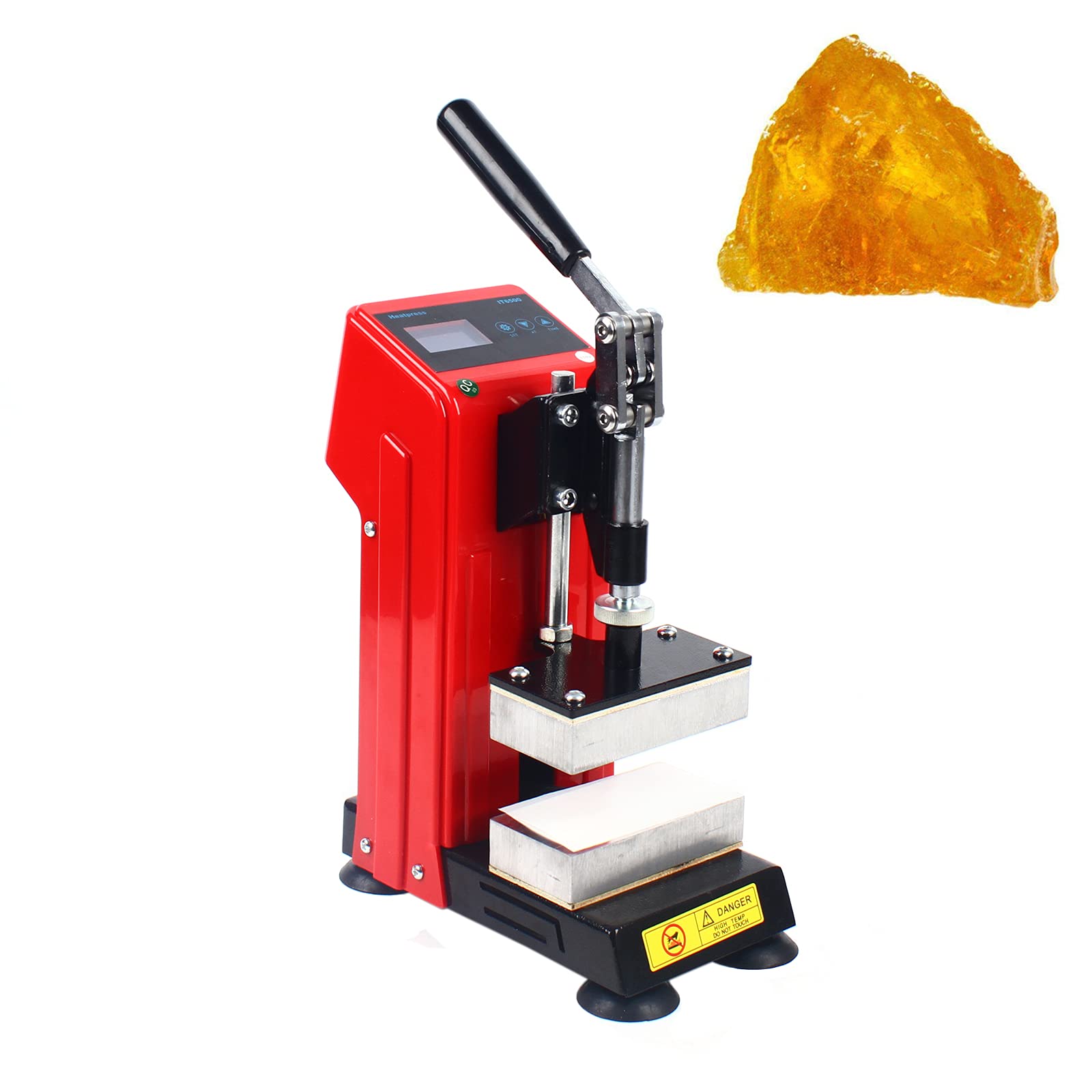 Portable Mini Manual Heat Press Machine 400W with LCD Controller - 2.36x4.72