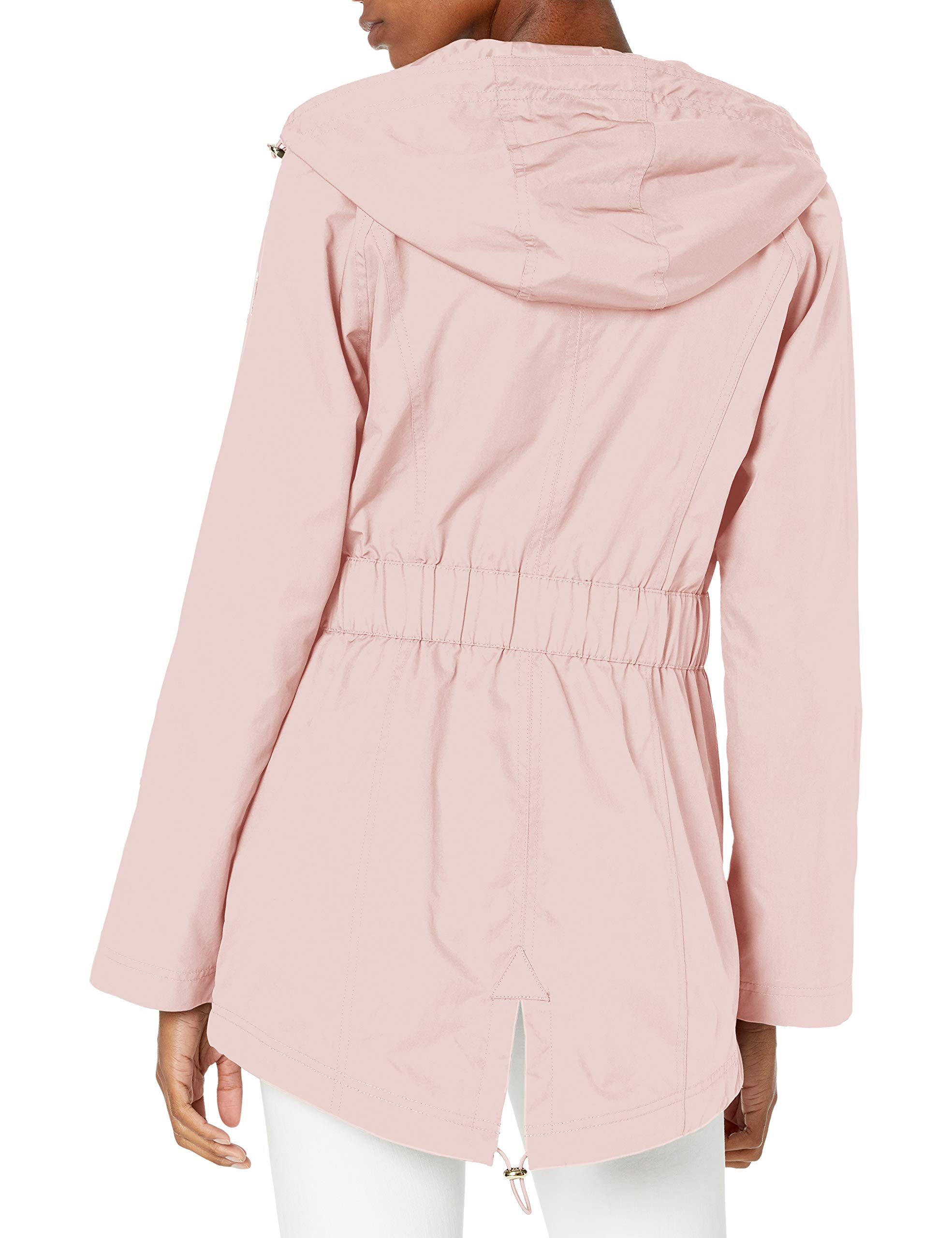 GUESS Women's Adjustable Long Sleeve Anorak Jacket | Lightweight Waterproof Windbreaker for Hiking, Travel & Outdoor Activities