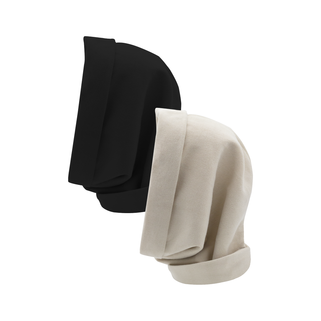 Hairbrella Satin Lined Waterproof Infinity Rain Scarf - 2 Pack Bundle for Women, Fashionable Hair Protection in Rainy Weather | Perfect for Commuting, Outdoor Activities & Bad Hair Days