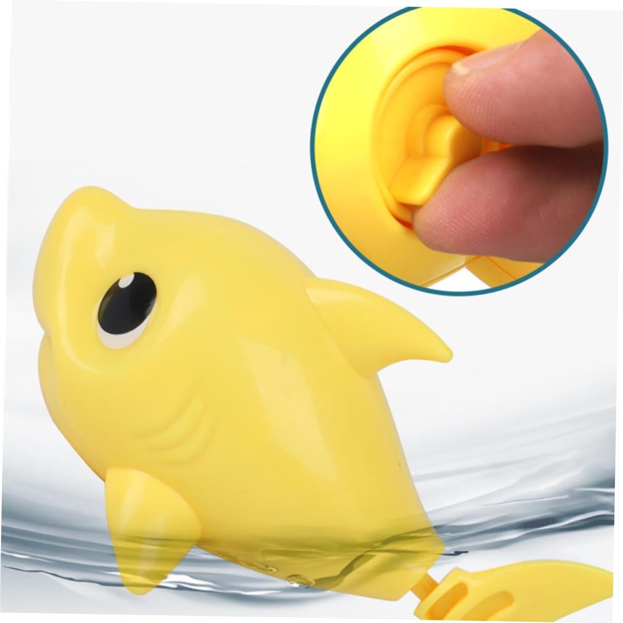 FOYTOKI 4 Pack Wind Up Bath Toys for Kids - Swimming Fish Bath Toys, Cute Clockwork Floating Toys for Toddlers & Babies - Perfect for Bathtime Fun, Pool Parties & Sensory Play