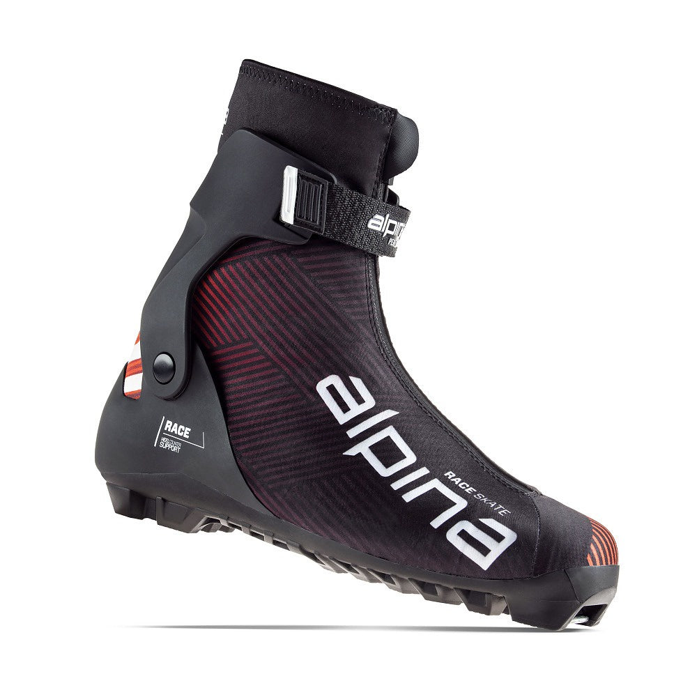 Alpina 2024 Racing Skate Boot - Professional Speed Skating Shoes for Men & Women - Lightweight Carbon Fiber Design for Competitive Performance - Perfect for Ice Rink Training & Championship Events