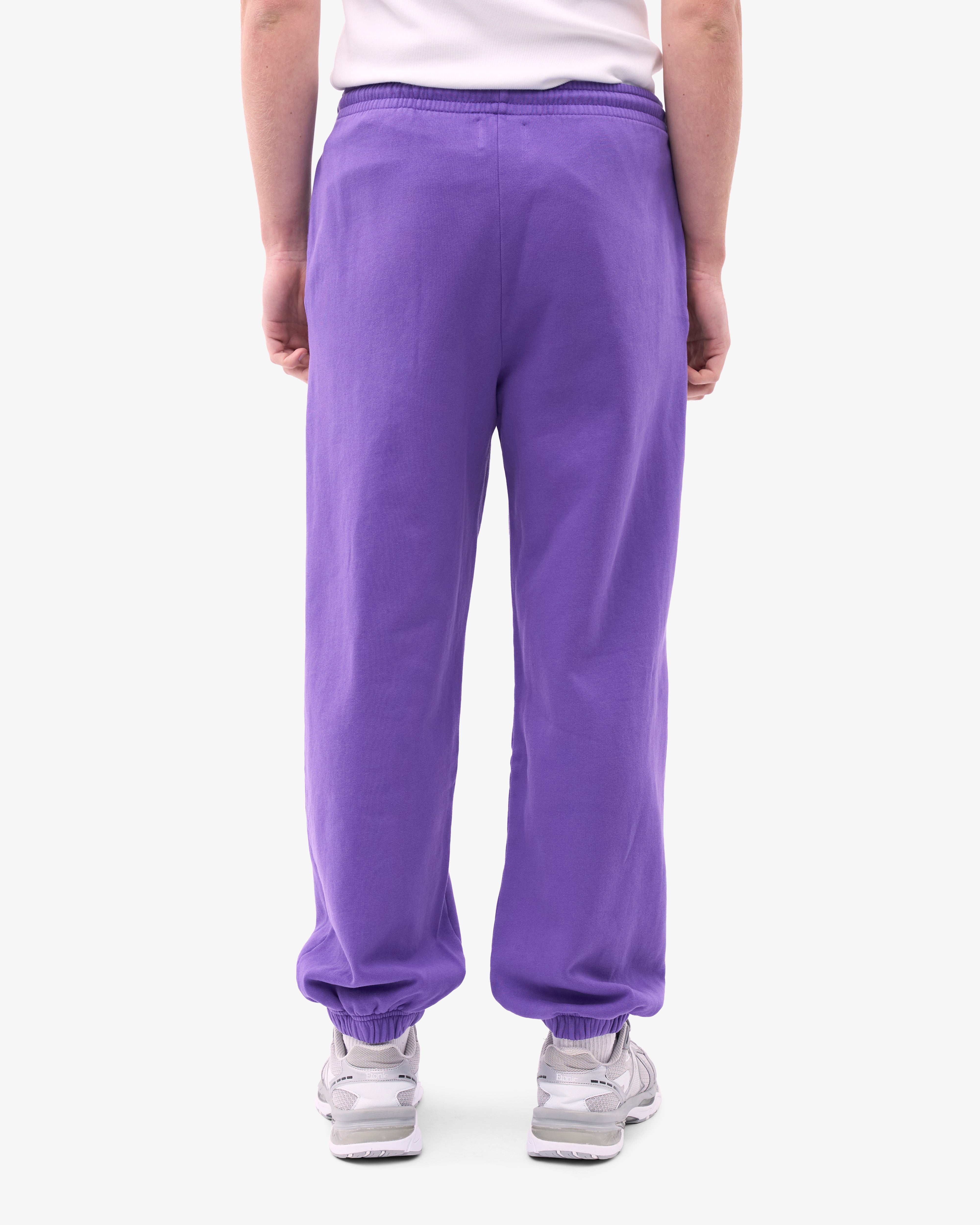 Organic Relaxed Sweatpants for Women - Ultra Violet Color - Soft & Comfortable Lounge Pants - Perfect for Yoga, Running, Travel & Home Wear