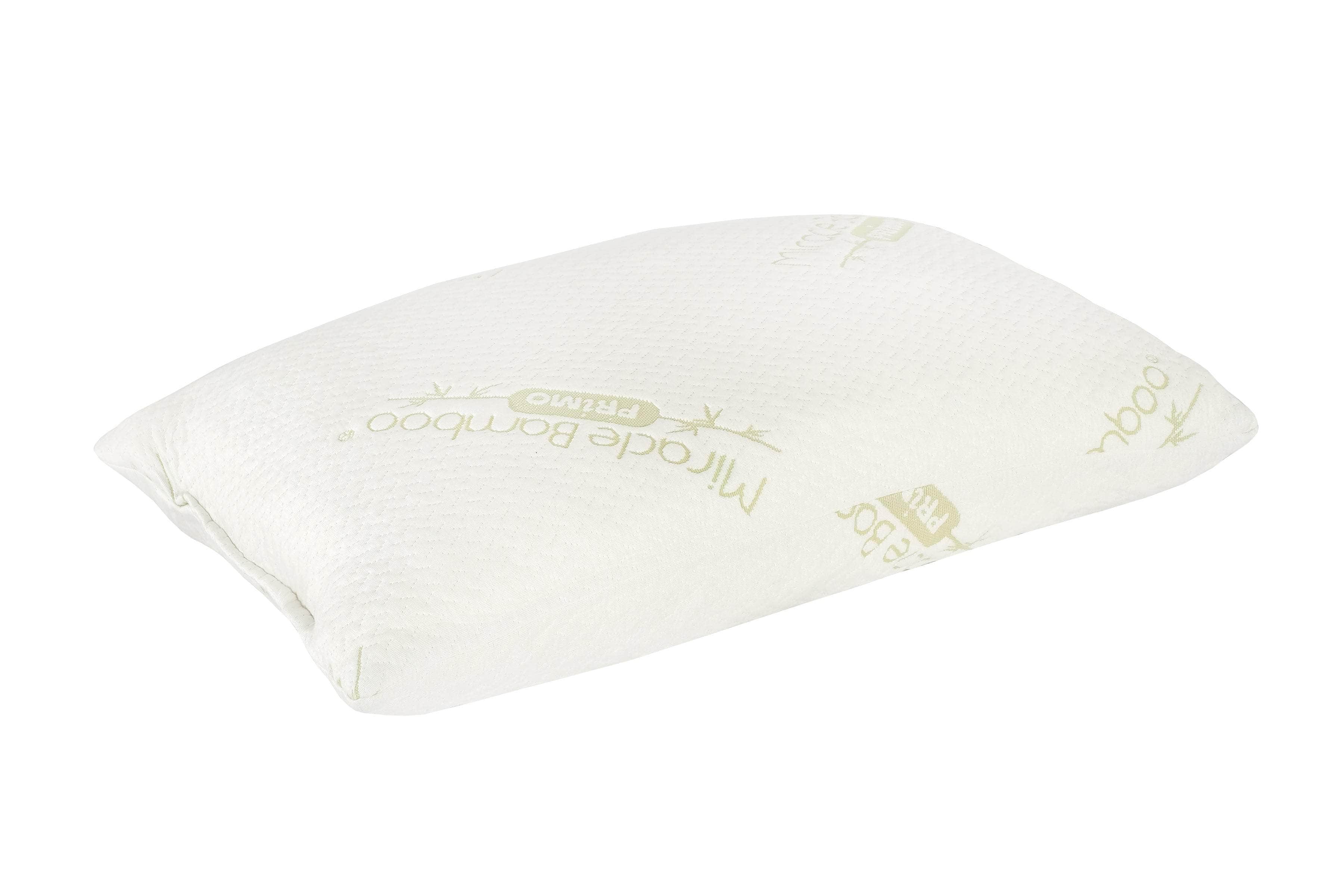 White Spectacle Shredded Memory Foam Pillow for Neck Pain Relief - Perfect for Side Sleepers, Back Pain Sufferers & Travel