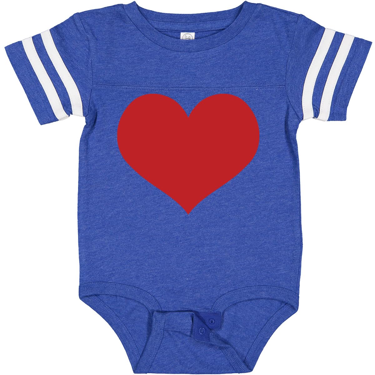 Inktastic Red Heart Valentine Baby Bodysuit - Cute Valentine's Day Outfit for Infants & Toddlers - Perfect for Valentine's Photos, Parties & Gifts