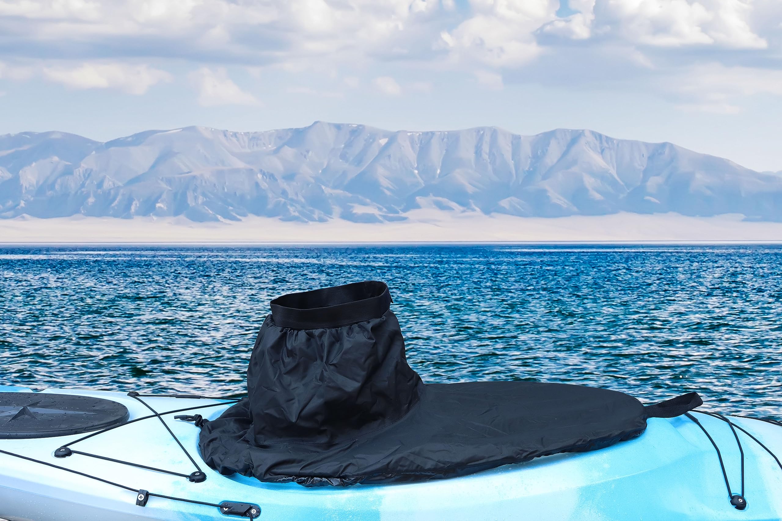 METER STAR Universal Waterproof Kayak Spray Skirt - Nylon Canoe & Kayak Skirt Cover with Wave Apron for Water Sports | Ideal for Kayaking, Canoeing & Outdoor Adventures