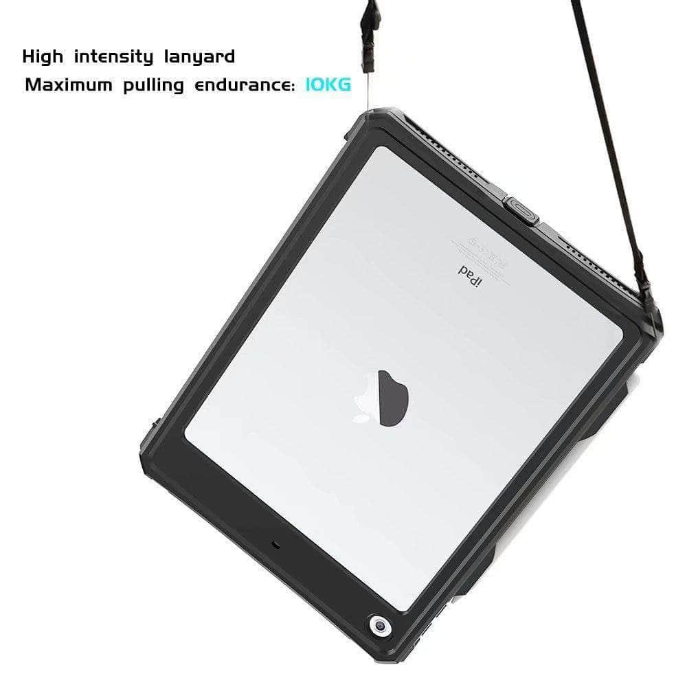 Waterproof Case for iPad 10.2 (7th/8th Gen 2019/2020) - IP68 Dustproof Shockproof Full Sealed Protection - Perfect for Swimming, Beach, Outdoor Adventures & Extreme Sports
