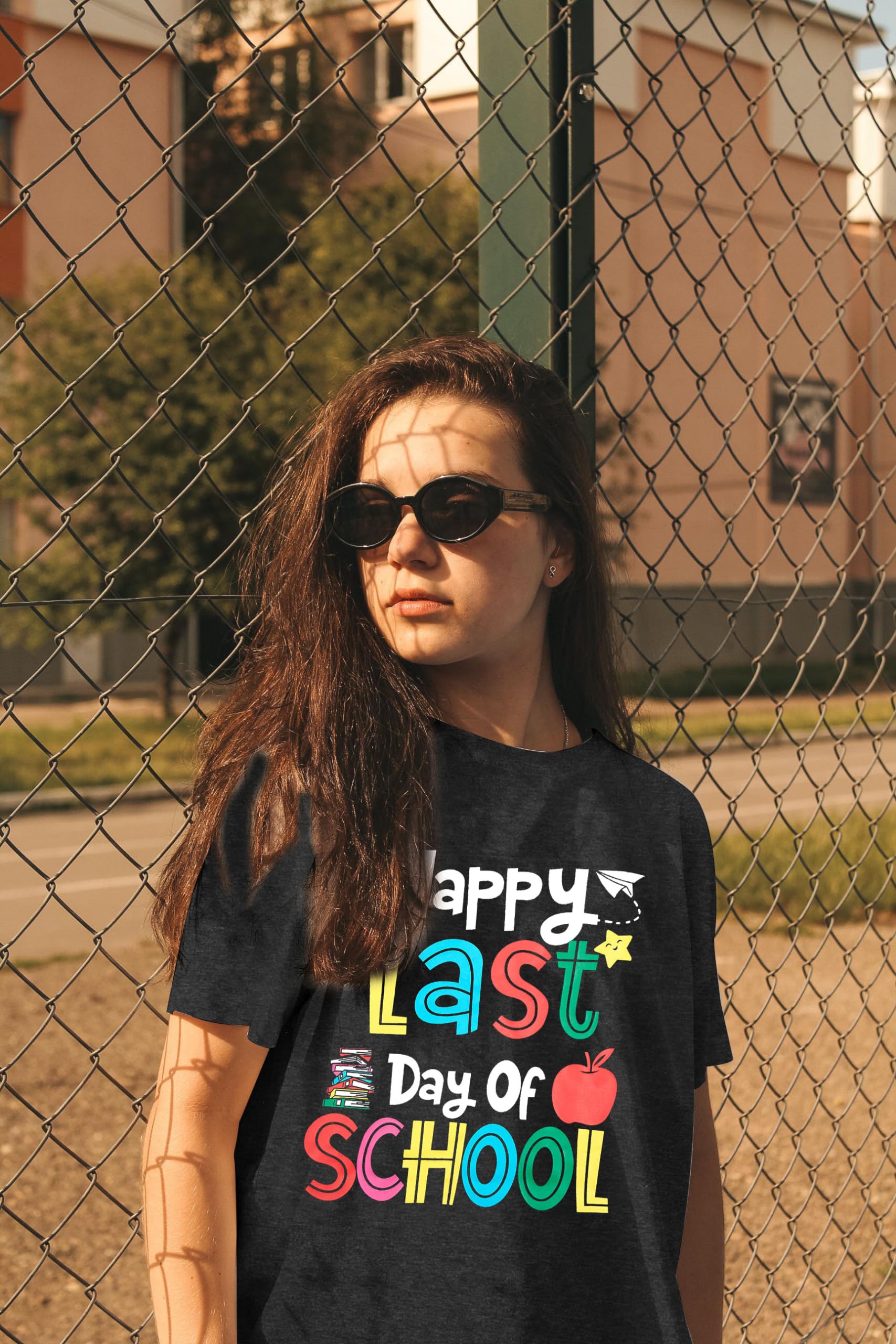 Last Day of School Teacher T-Shirt - Women's Teacher Appreciation Shirt, Graduation Tee for Educators, Funny Summer Vacation Top - Perfect for End of Year Parties & Teacher Gifts