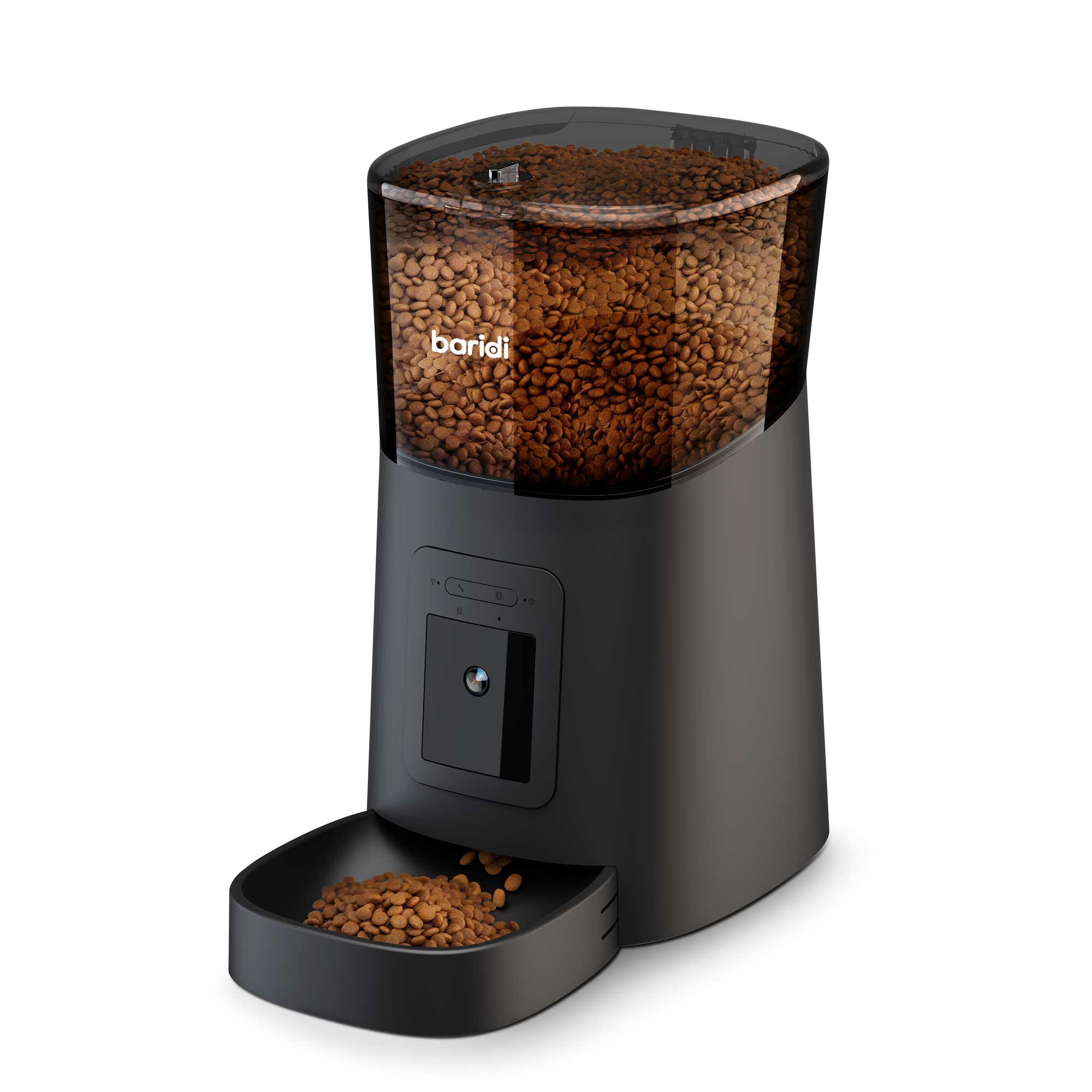 Smart Automatic Pet Feeder with HD Camera & 2-Way Audio - 6L Large Capacity - TUYA App Compatible - Perfect for Cats & Dogs - Keep Pets Fed While Traveling or at Work