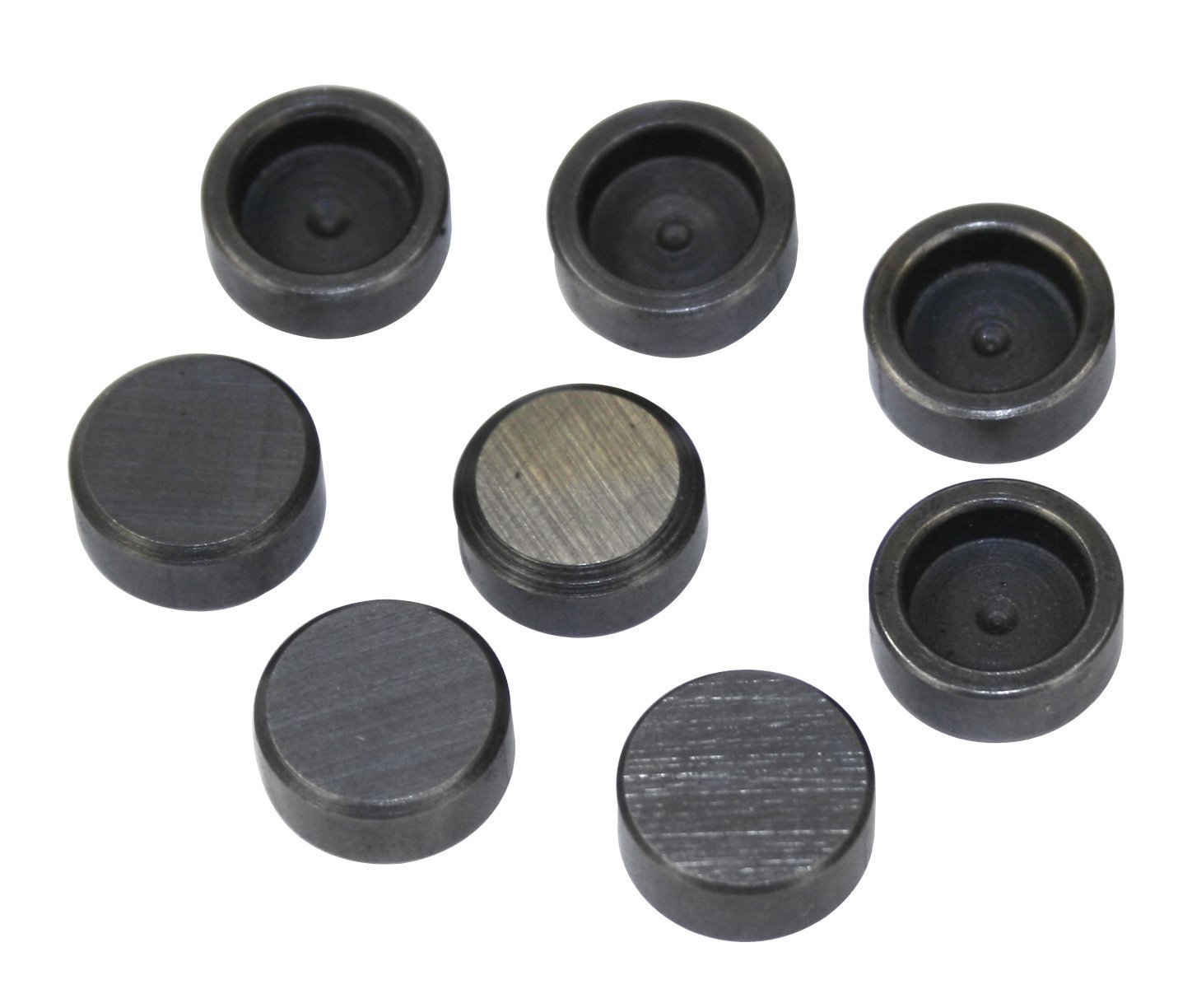 Hardened Valve Lash Caps for Aircooled VW Engines - 8-Piece Set - Compatible with Dune Buggies & Classic VW Beetles - High-Performance Engine Upgrade for Off-Road & Racing Applications