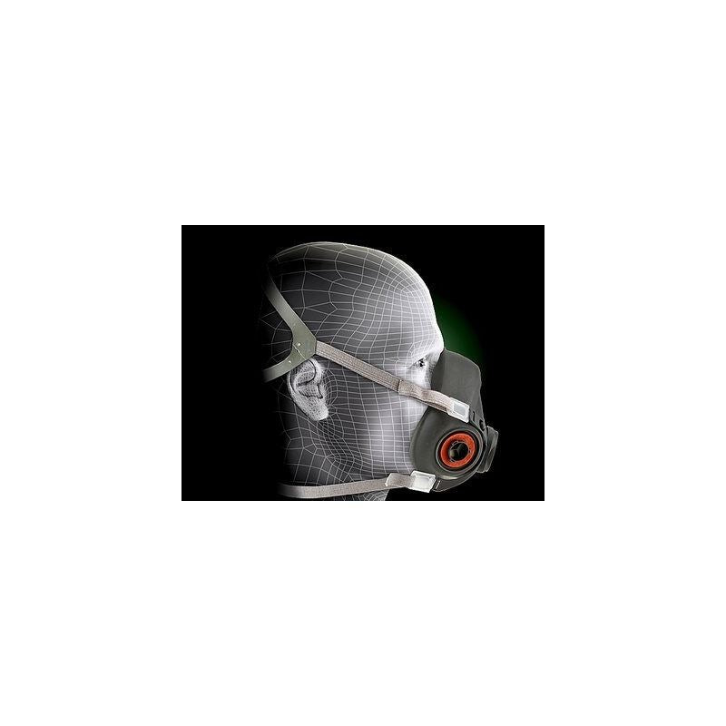 3M 6300 Half Facepiece Respirator - Reusable, Comfortable & Lightweight for Painting, Sanding, Woodworking & DIY Projects - NIOSH Approved Safety Mask for Dust, Chemicals & Particles Protection