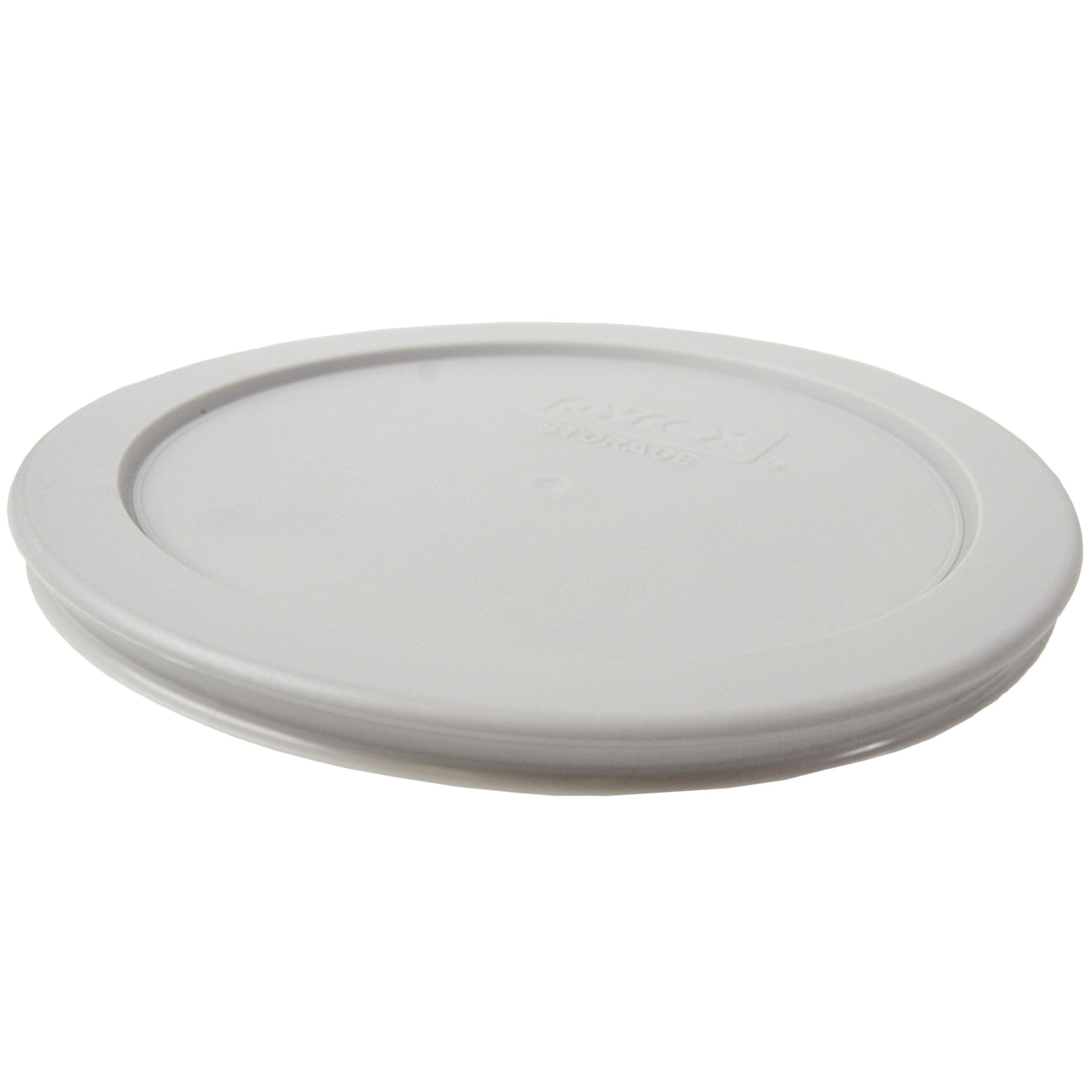 Pyrex 7201-PC Sleek Silver Round Plastic Food Storage Replacement Lid - Made in USA - Perfect for Meal Prep, Leftovers & Pantry Organization
