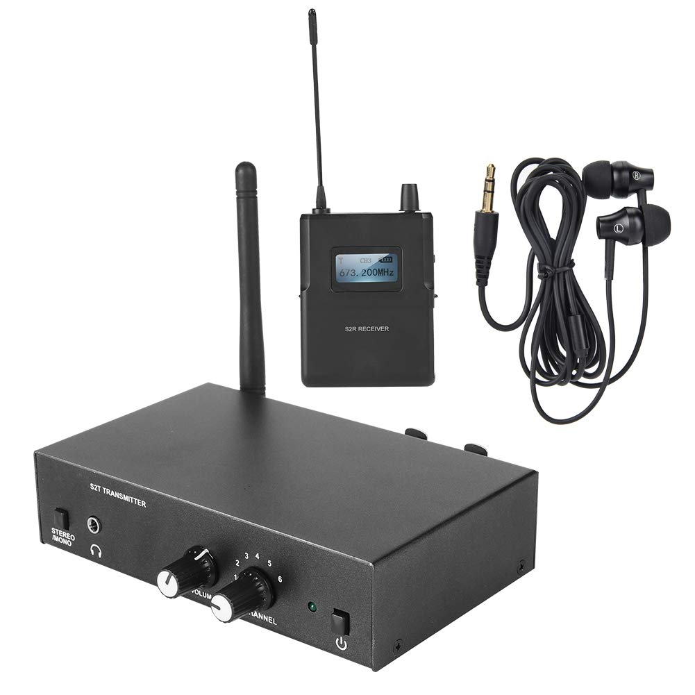 Yoidesu Wireless Monitor System - Stereo Wireless Audio Monitoring for Live Performances & Studio Recording (US Plug) | Perfect for Musicians, DJs & Sound Engineers