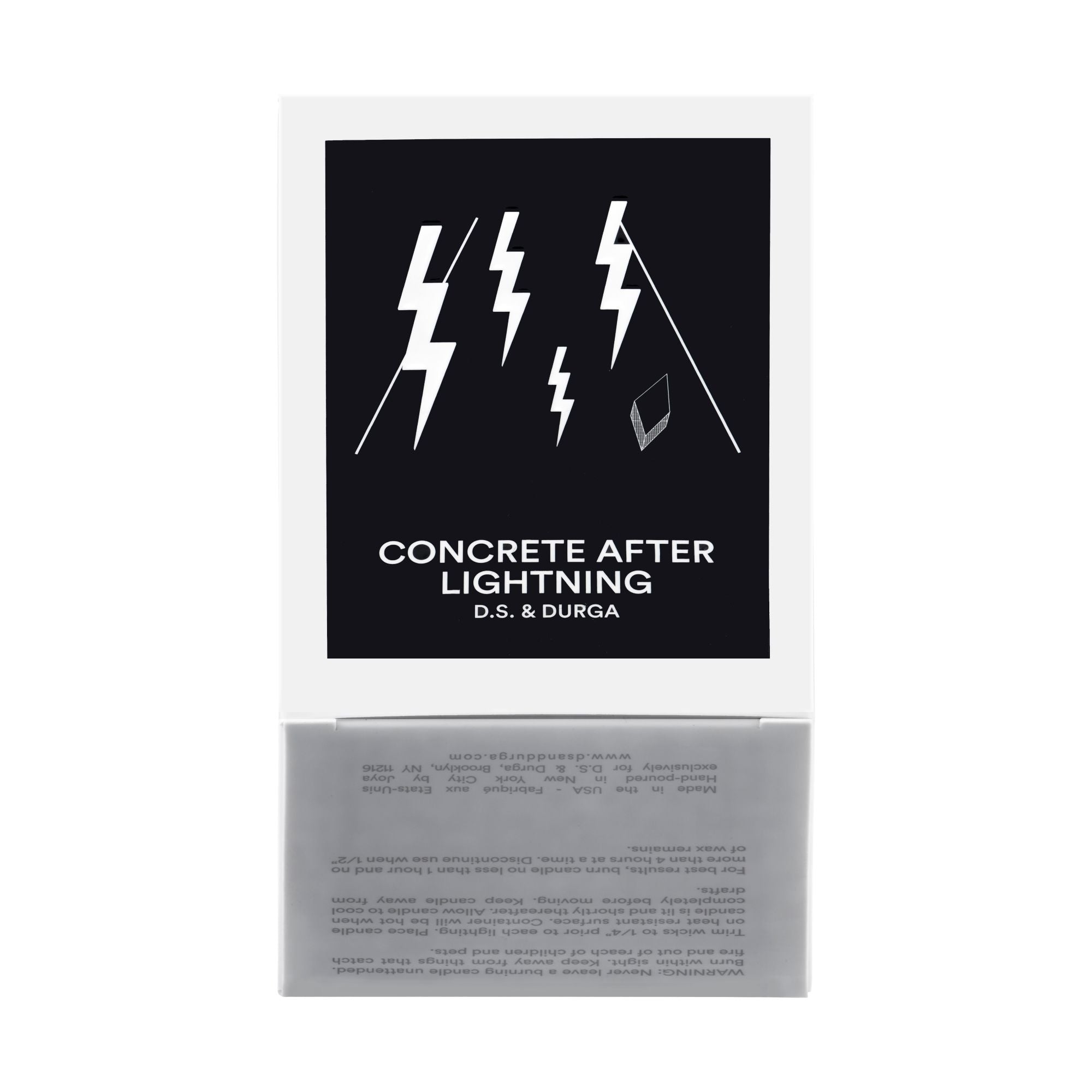 Concrete After Lightning Scented Candle - Handmade Home Decor for Relaxation & Aromatherapy - Perfect for Bedroom, Bathroom & Meditation Spaces