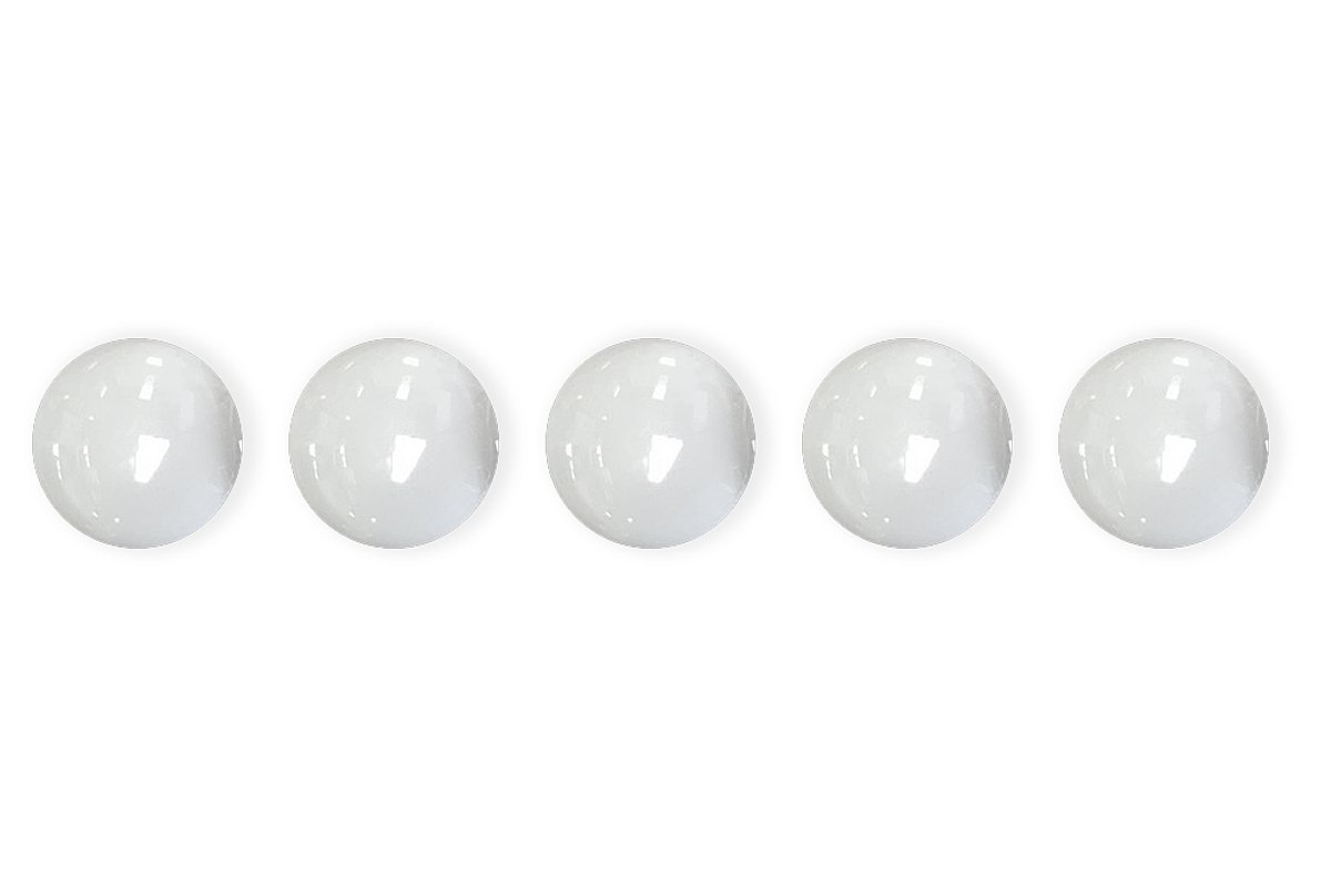 Vision Glassboard Super Magnets - Strong White Dry Erase Board Magnets for Office, Classroom & Home Organization (Set of 10)