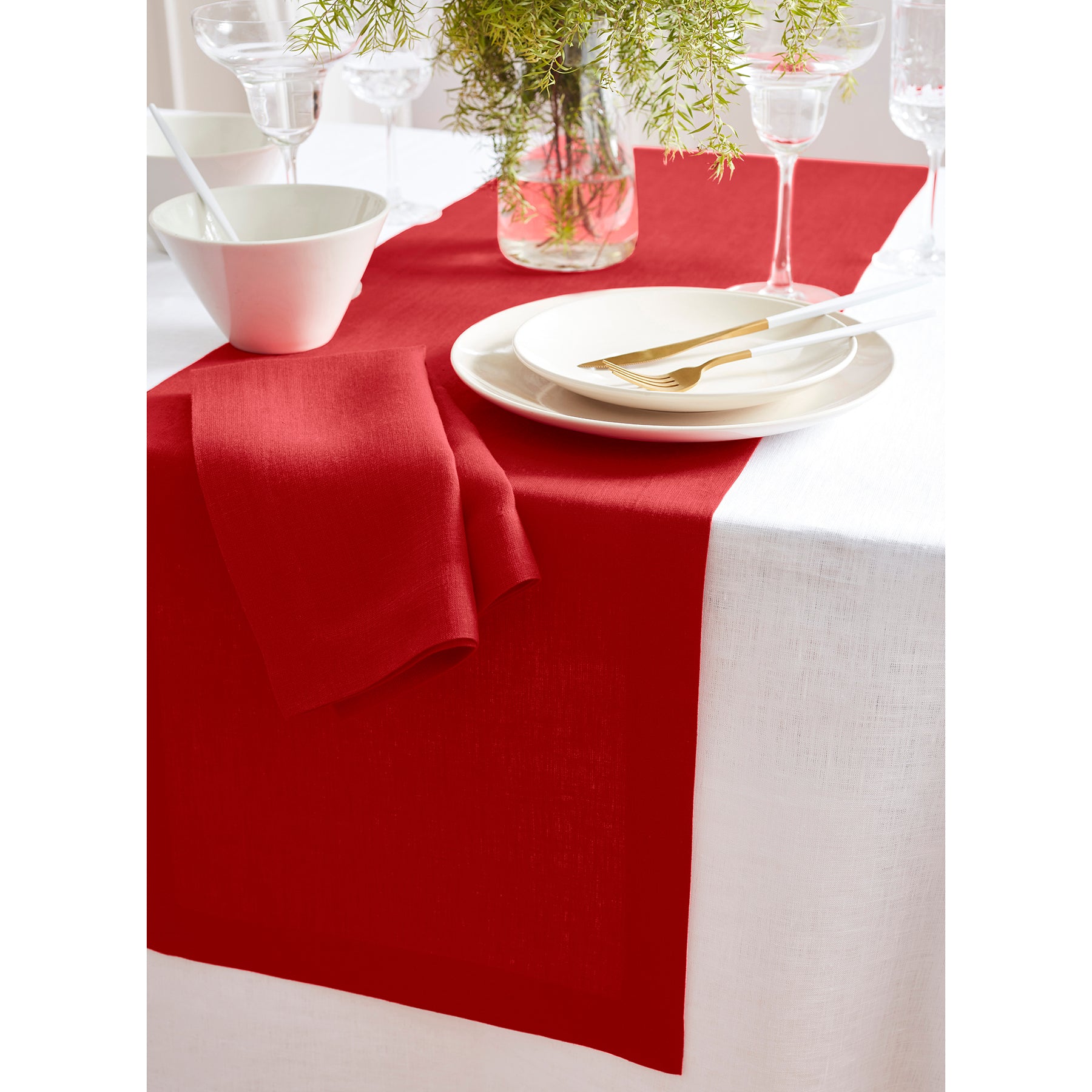 Premium Sonoma Linen Napkins Set of 4 - 100% Natural Cotton Dinner Napkins for Formal Dining, Wedding, and Holiday Table Settings