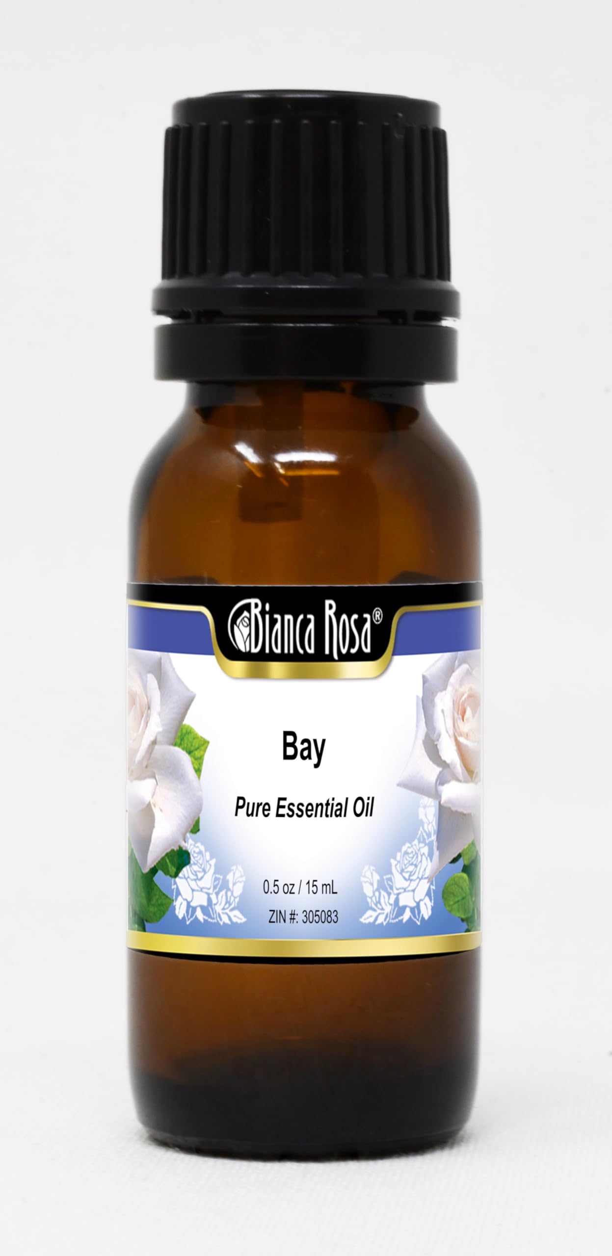 Bay Pure Essential Oil - 0.50 oz (15ml) Natural Aromatherapy Oil for Diffusers, Massage & Relaxation - ZIN 305083 - Perfect for Home Spa, Yoga & Stress Relief