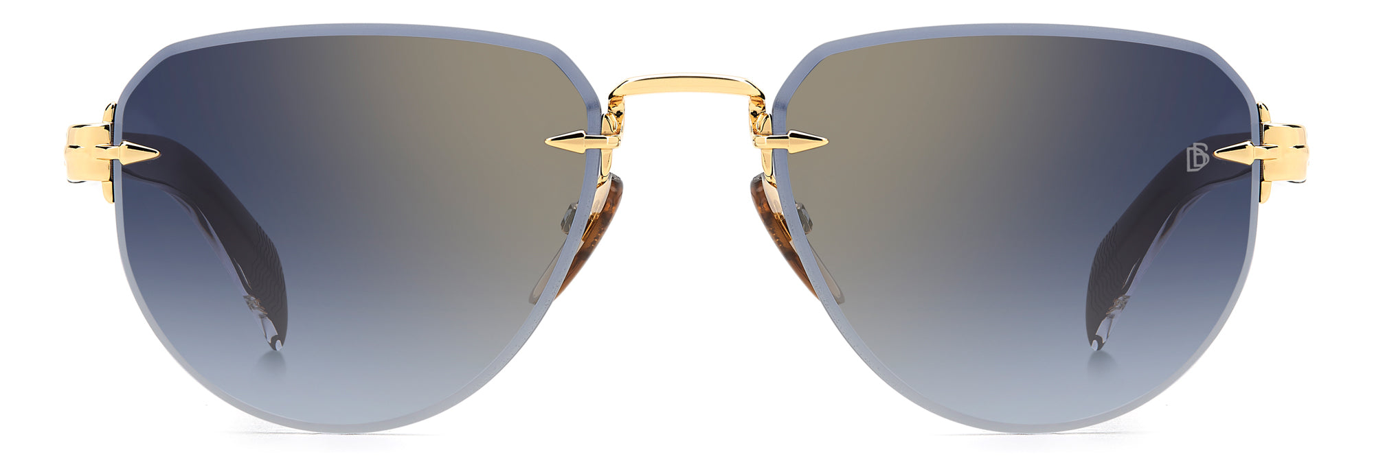 David Beckham DB7144/S Sunglasses - Polarized UV Protection Aviator Style for Men & Women - Perfect for Driving, Outdoor Sports & Fashion Accessories