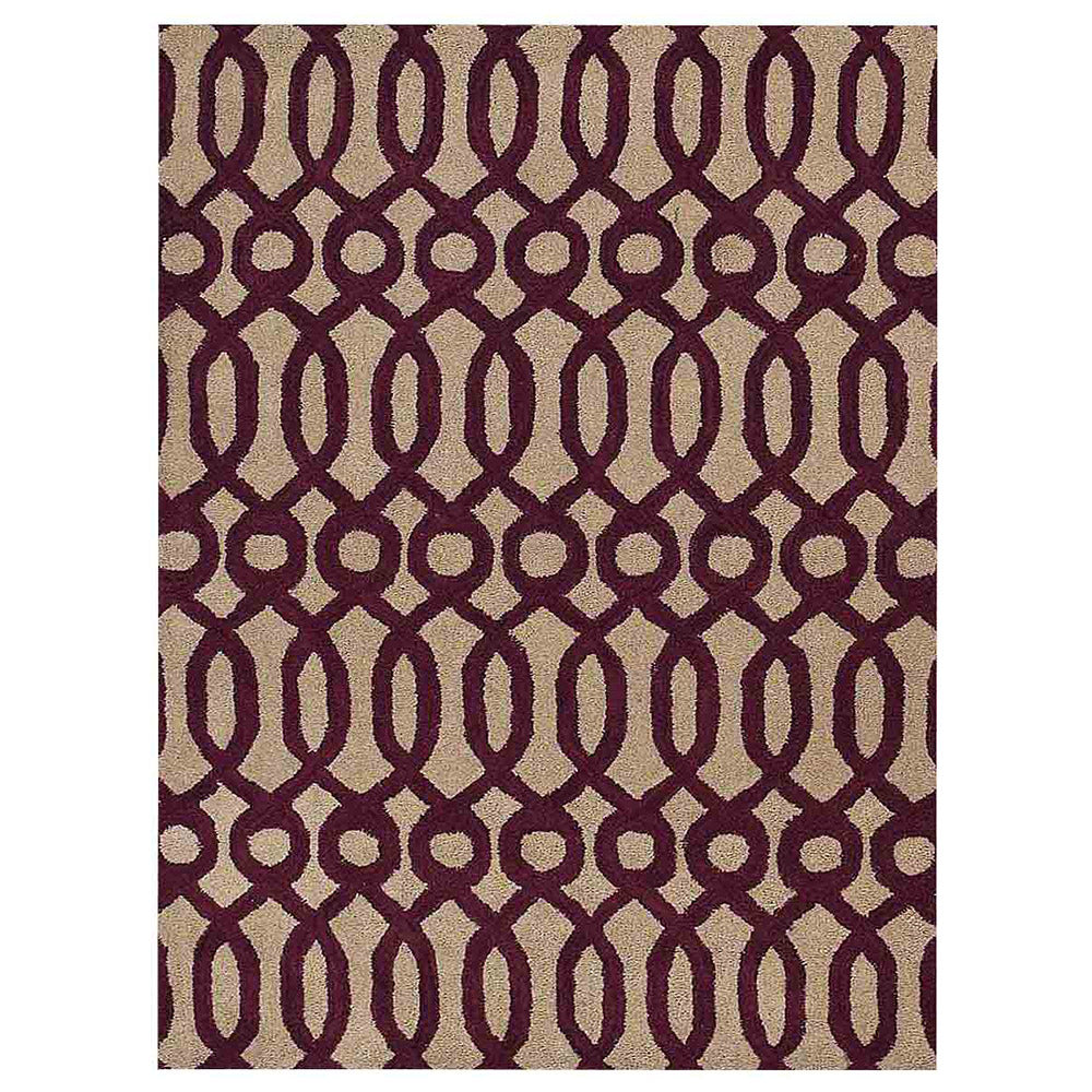 Hand Tufted Wool Rug - Georgetown Collection - Soft & Durable Non-Slip Area Rug for Living Room, Bedroom, Office - 5x8 Feet Modern Home Decor