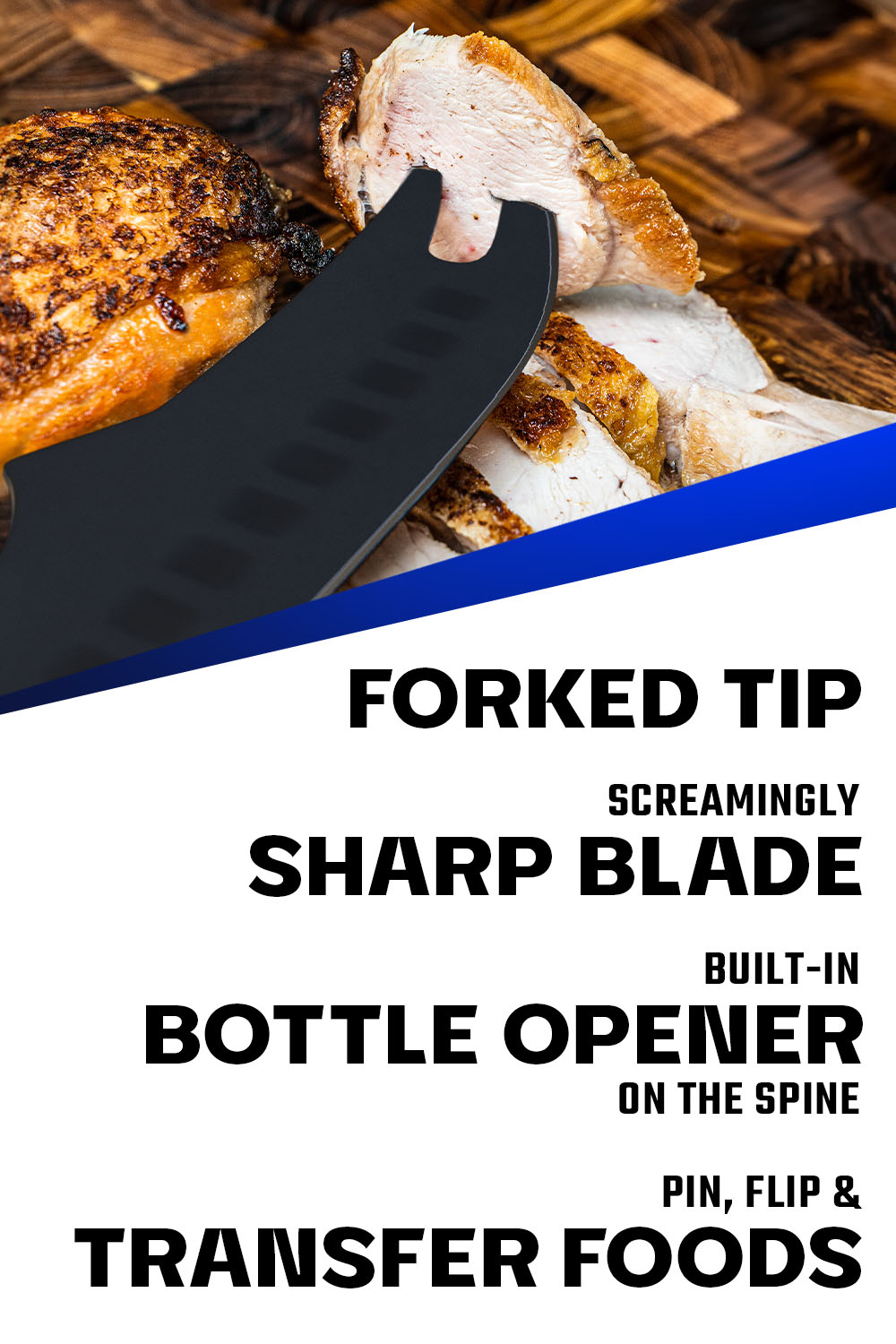 Dalstrong BBQ Pitmaster Knife 6.5 Inch - Shadow Black Series Professional Chef Knife | NSF Certified | High Carbon German Steel | Perfect for Grilling, Slicing Meats & Outdoor Cooking