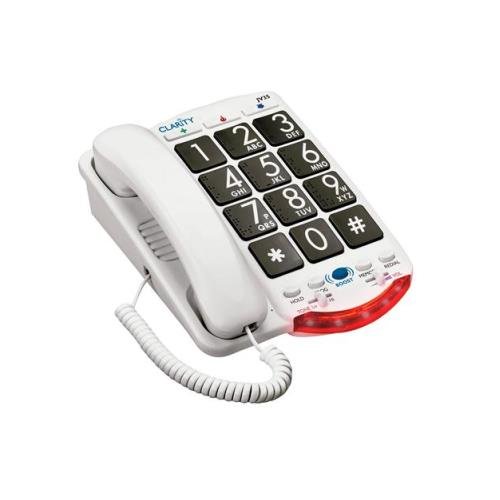 Clarity JV-35B Amerphone Amplified Corded Big Button Phone for Seniors - Loud & Clear Sound, Easy-to-Use Design for Home & Office Use