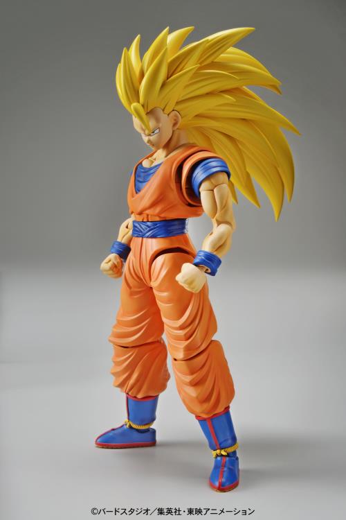 Figure-rise Standard Dragon Ball Z Super Saiyan 3 Goku Plastic Model Kit - Buildable Action Figure for Anime Collectors & DBZ Fans | Perfect for Display, Cosplay & Gift Giving
