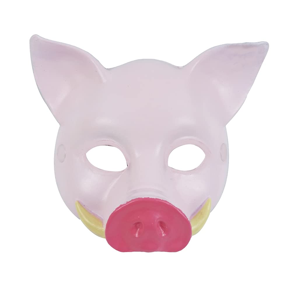 Ochine Pig Mask - Reusable Animal Face Mask for Halloween, Cosplay & Costume Parties - Scary & Fun Costume Accessory for Adults & Kids