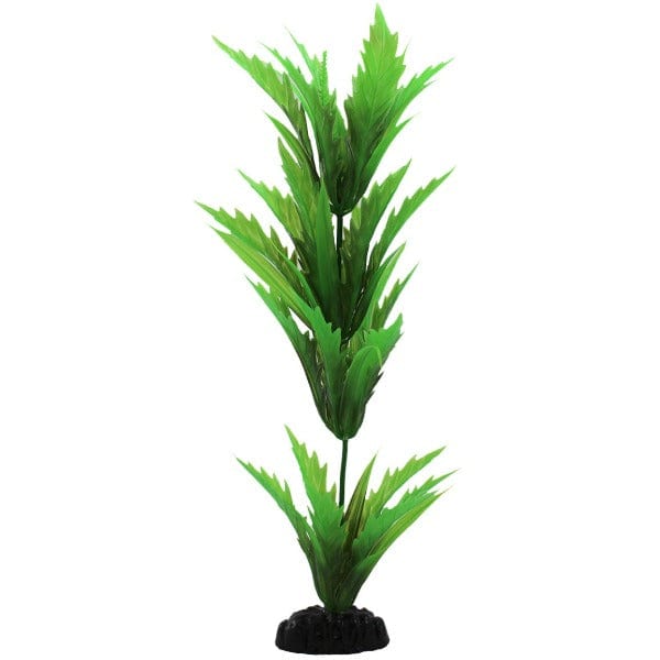 Premium Green Hygrophila Plastic Aquarium Plants (12 Pack) - Lifelike Artificial Aquatic Decor for Fish Tanks, Aquascaping & Betta Fish Habitats