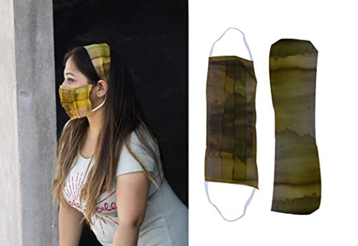 Reusable Cotton Cloth Face Mask with Adjustable Headband for Women & Girls - Breathable Fabric, Comfortable Fit, Multiple Colors (Pack of 1) - Perfect for Daily Use, Workouts, and Outdoor Activities