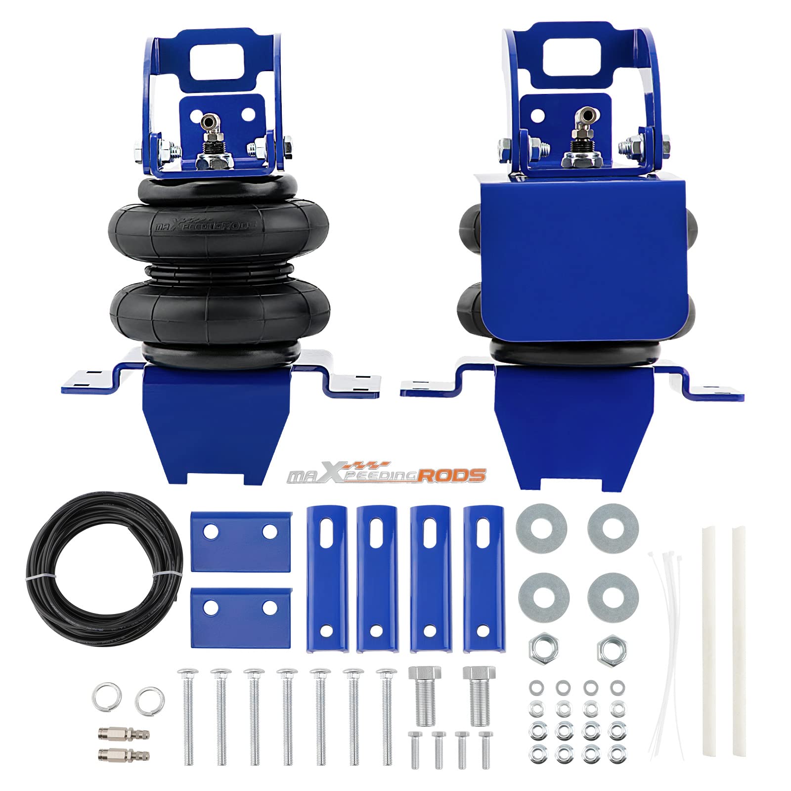 maXpeedingrods 5000 lbs Rear Air Suspension Bags Kit for Toyota Tacoma 2WD/4WD/Pre-Runner (2005-2023) - Heavy Duty Air Helper Spring Kit for Improved Load Support & Towing - Perfect for Off-Roading, Hauling & Towing Applications