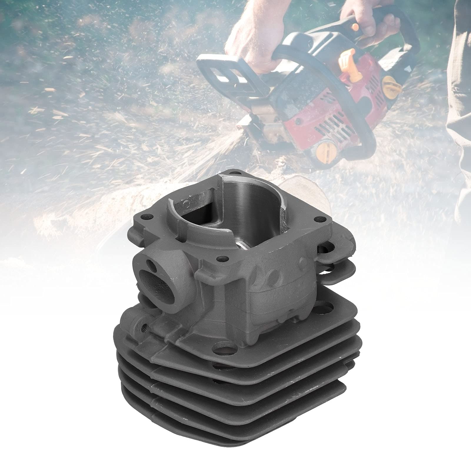 47mm Cylinder Piston Gasket Kit - High Thermal Diffusion Chainsaw Engine Repair Parts for Stihl, Husqvarna Saws - Perfect for Chainsaw Maintenance & Engine Rebuilds