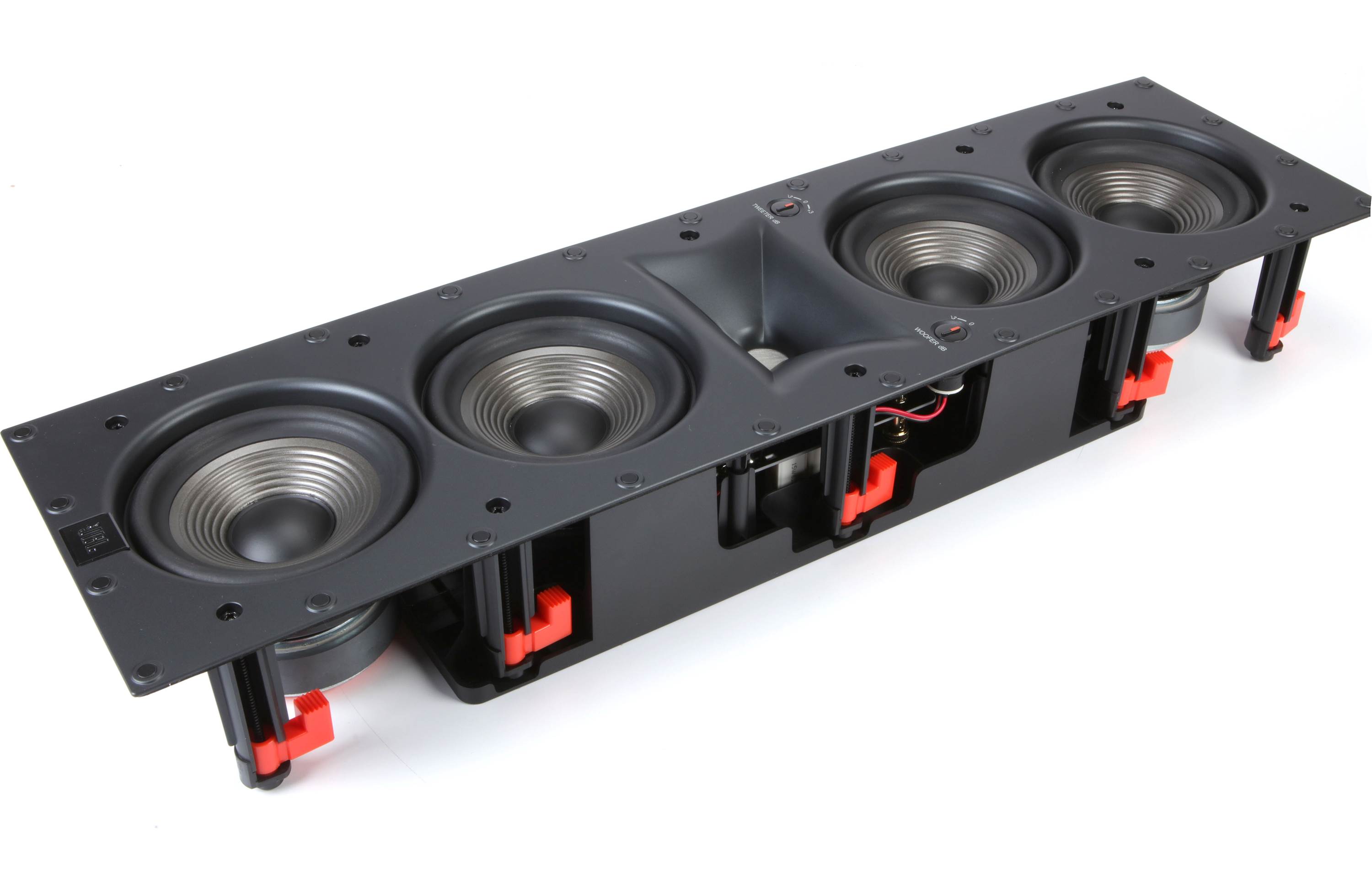 JBL Studio 6 In-Wall Speaker - High Performance Home Theater Audio System for Immersive Movie & Music Experience - Perfect for Living Room, Home Theater & Entertainment Spaces