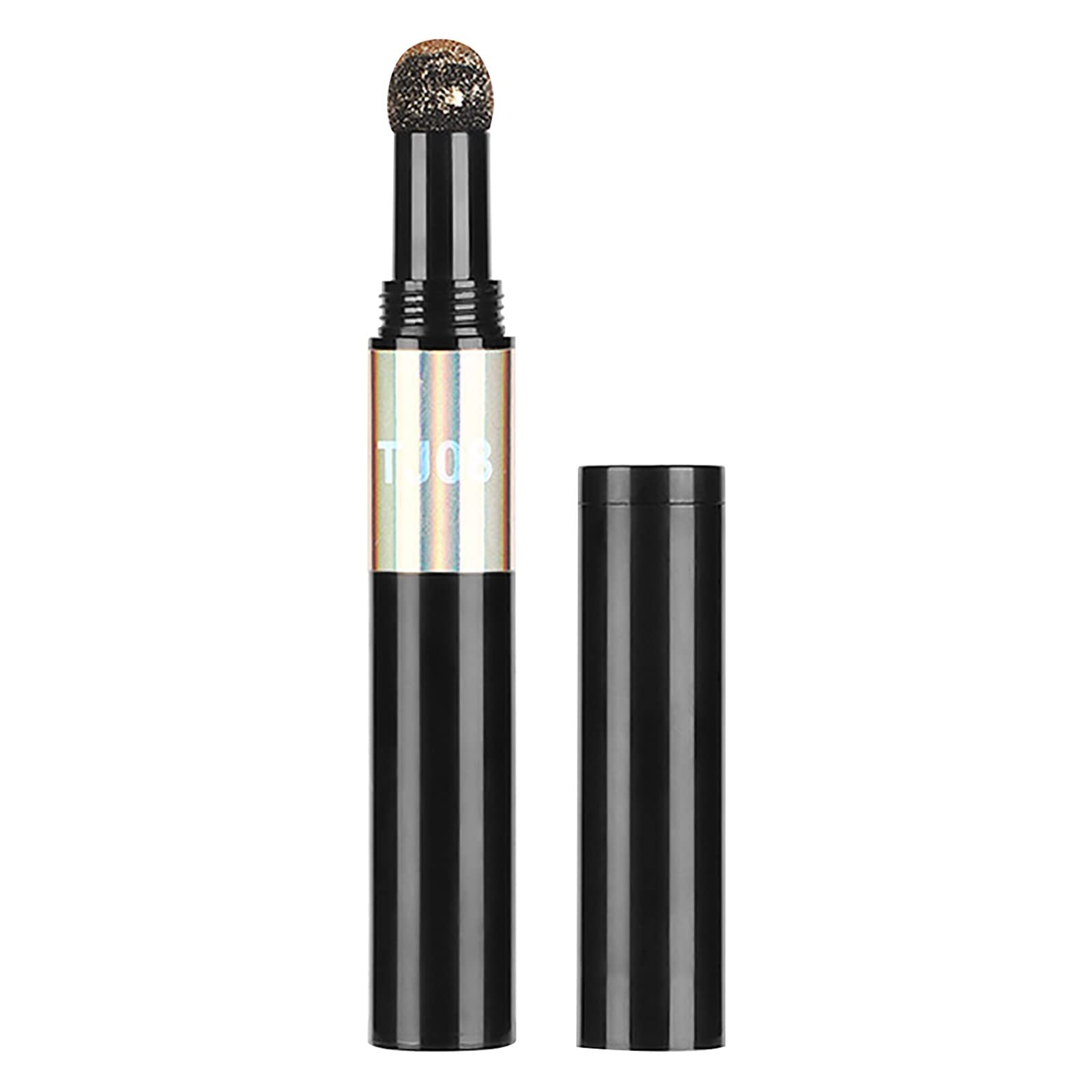Chrome Nail Powder Pen - Holographic Mirror Effect Glitter Nail Art Pen with Air Cushion Applicator for Professional Salon & DIY Manicure at Home