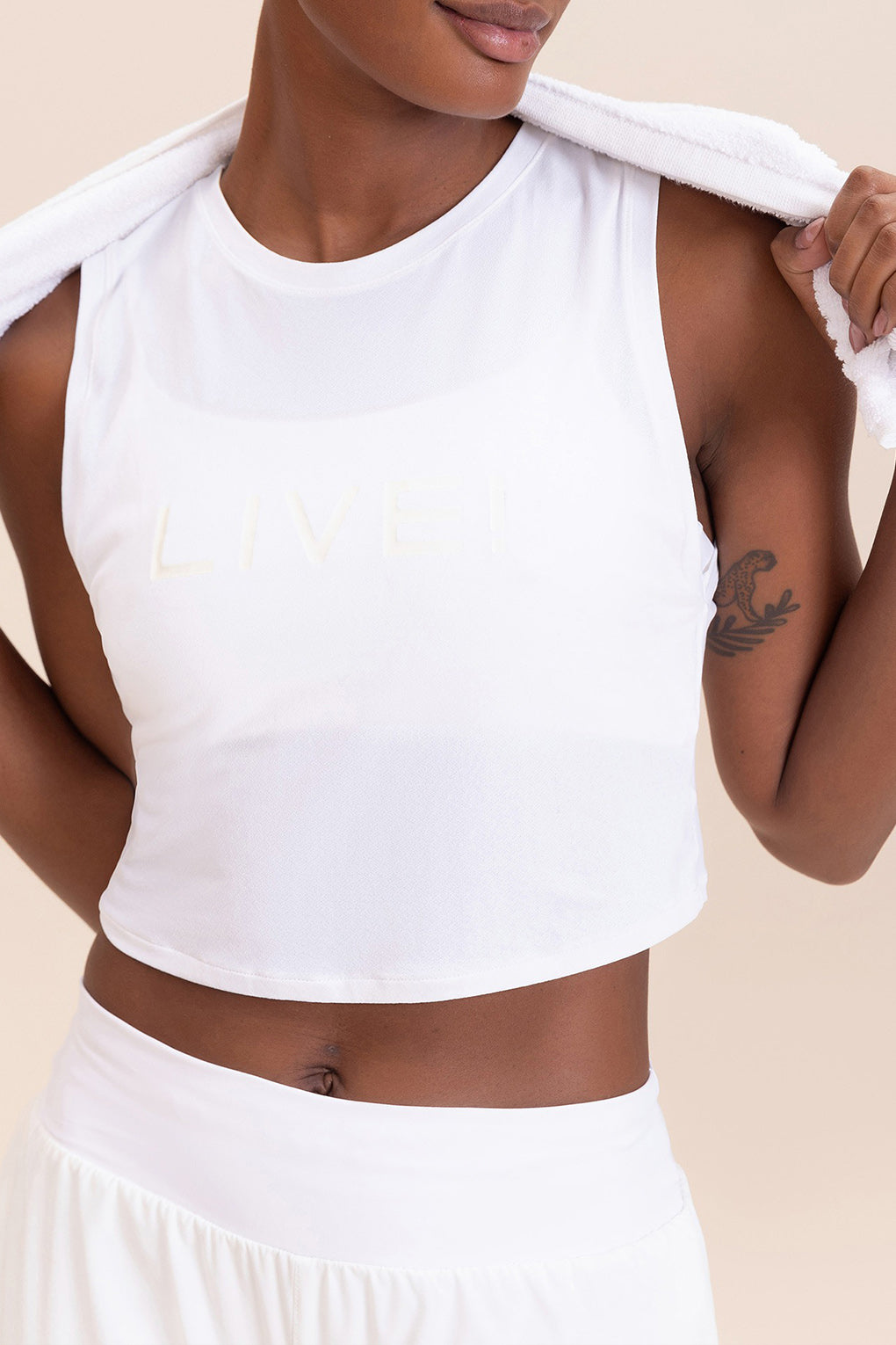 LIVE! Comfort Crop Tank Top for Women - Soft Breathable Summer Workout Top - Perfect for Yoga, Running & Gym