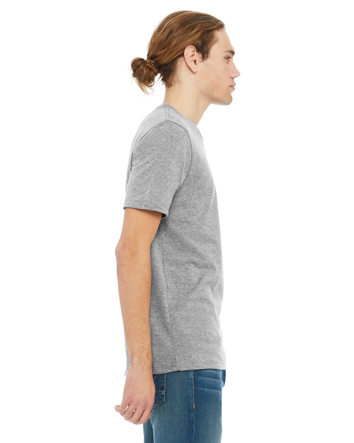 Bella + Canvas 3091 Unisex Heavyweight 5.5 oz. Crew Neck T-Shirt - Soft Cotton Tee for Men & Women - Perfect for Casual Wear, Workouts & Everyday Comfort