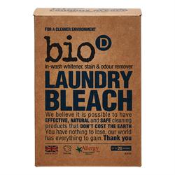 Bio D Laundry Bleach 400g - Eco-Friendly Chlorine-Free Bleach for Whites & Colors | Gentle on Fabrics, Ideal for Baby Clothes & Sensitive Skin | Perfect for Laundry, Stain Removal & Household Cleaning