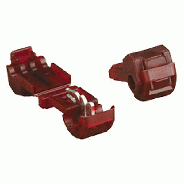 Install Bay 3MRTT 22-18 AWG T-Tap Connectors (100 Pack) - Perfect for Automotive Wiring, DIY Electrical Projects, and Quick Splice Connections