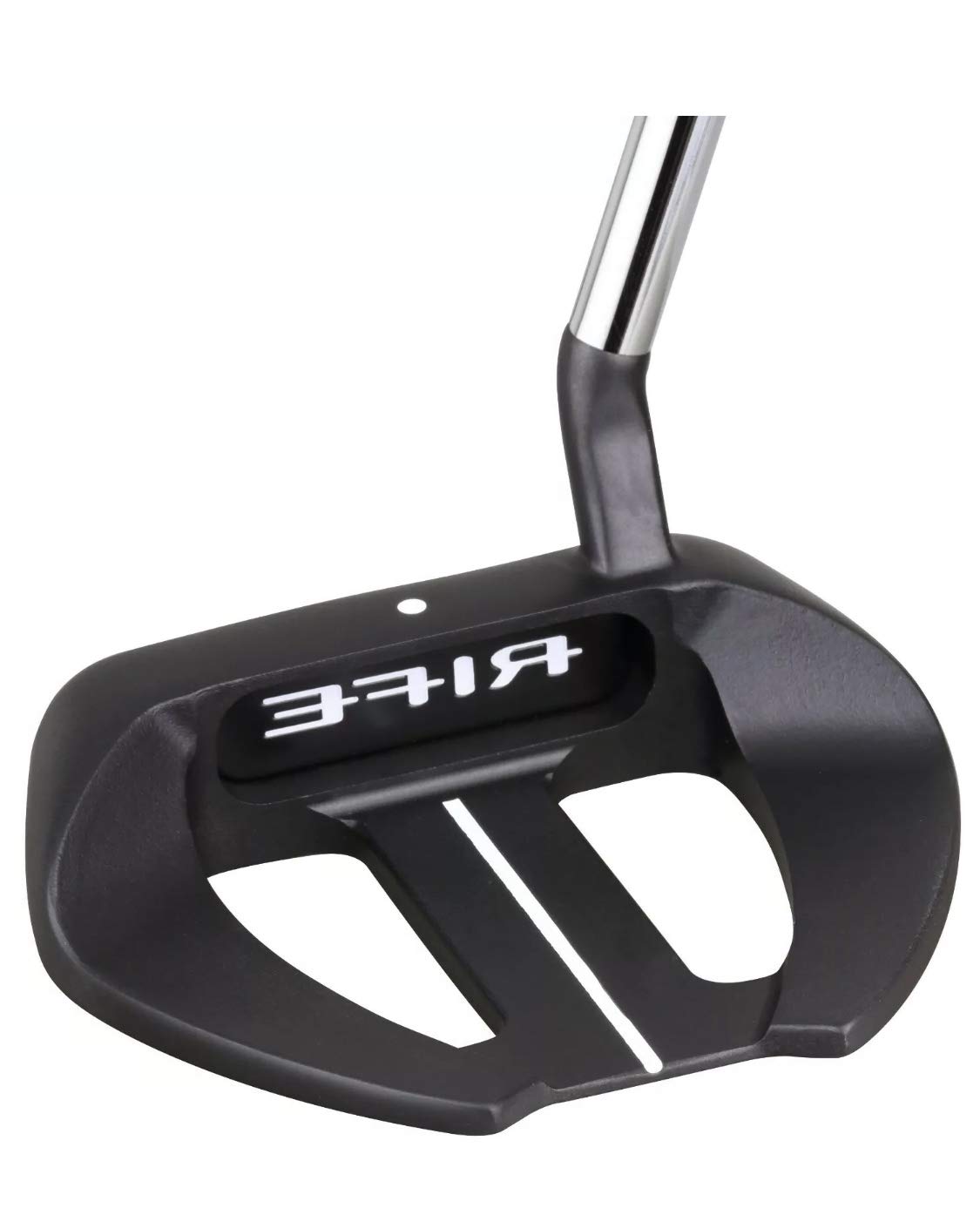 Left Handed Rife Golf RG5 Roll Groove Technology Putter - Full Mallet Dual Wing Design with Precision Milled Face for Perfect Weight Balance | Ideal for Putting Alignment & Short Game Improvement on Greens