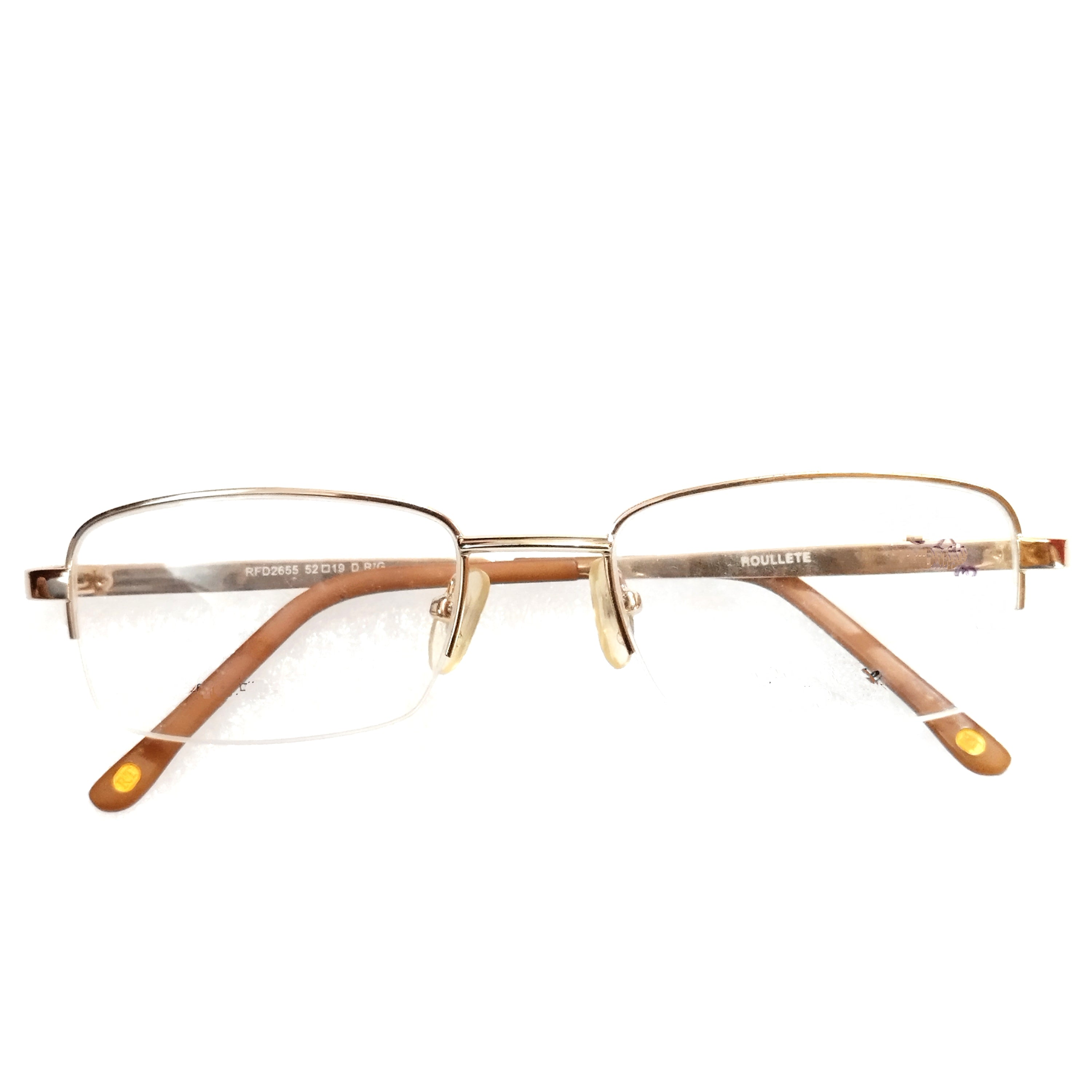Premium Gold Metal Supra Progressive Multifocal No-Line Bifocal Glasses for Men & Women - Reading, Computer & Distance Vision Eyewear for Office & Daily Use