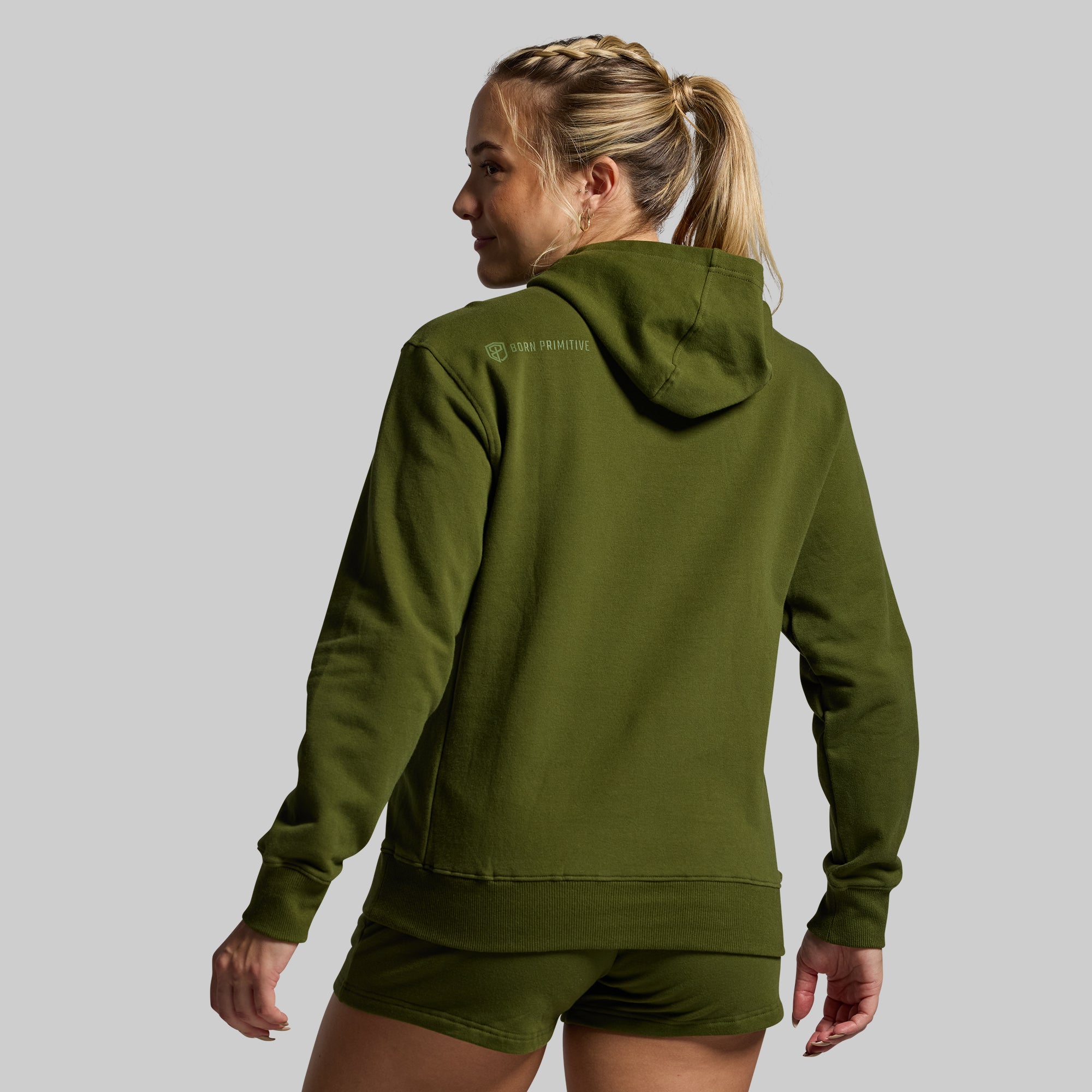 Premium Military Green Short Set - Comfortable & Stylish Activewear for Men & Women - Perfect for Gym, Running, and Casual Outfits