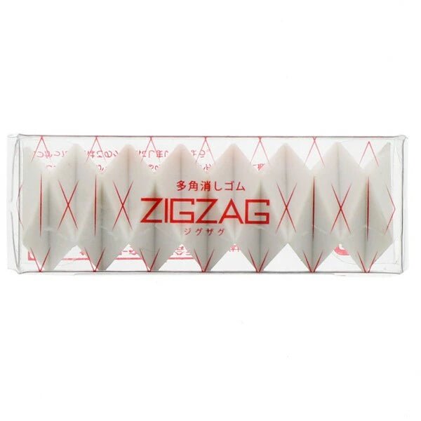 Sun Star ZIGZAG Polygon Eraser - Unique Geometric Design for Artists & Students - Perfect for Sketching, Drawing & School Projects