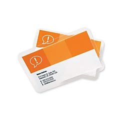 GBC Thermal Laminating Sheets 100 Pack - 5 Mil ID Card Size Heat Seal Laminator Pouches (56005) for Documents, Photos & Business Cards - Ultra Clear Protection for School, Office & Home Use