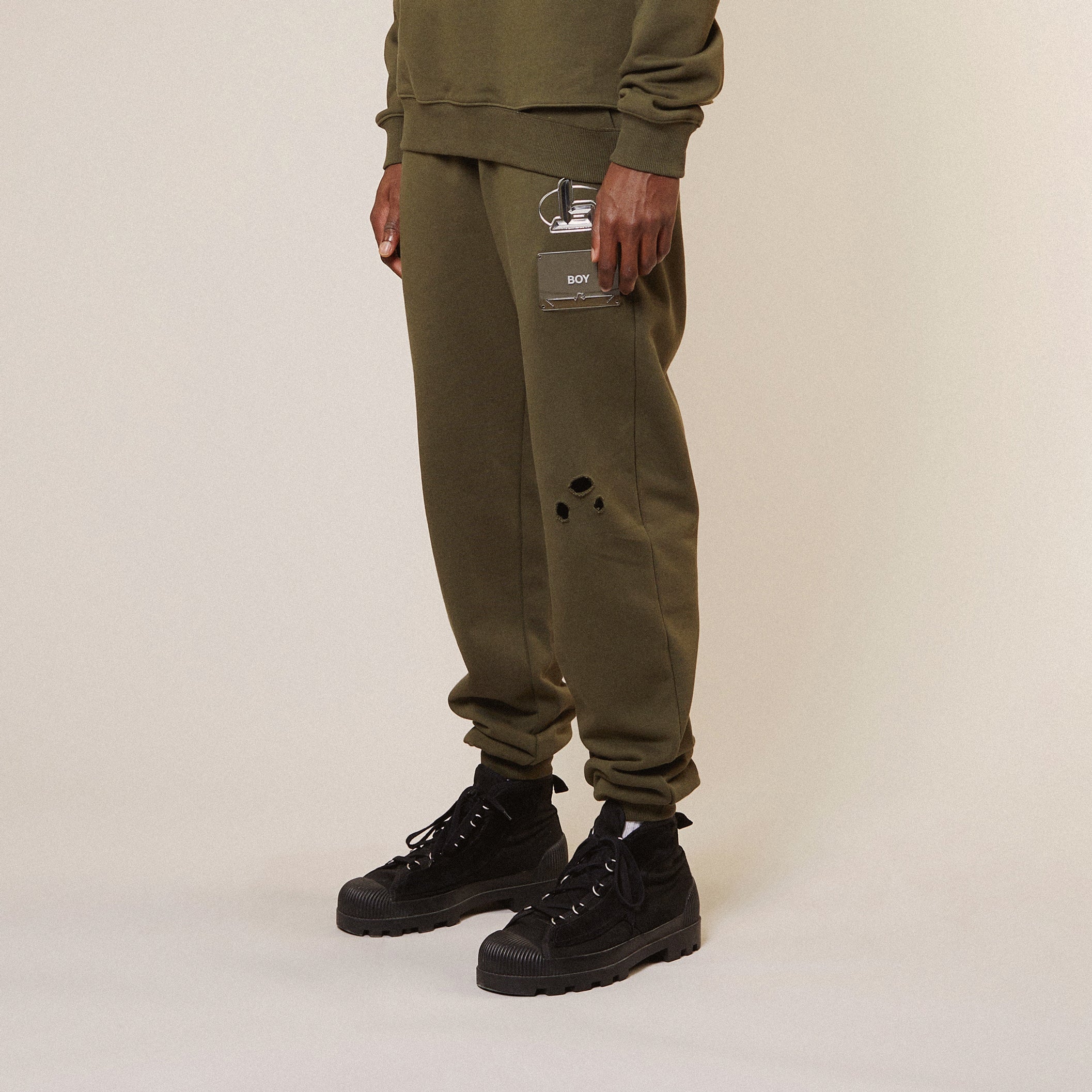 Future Boy Destroyed Joggers - Trendy Distressed Sweatpants for Men | Streetwear, Casual Wear & Lounge Comfort