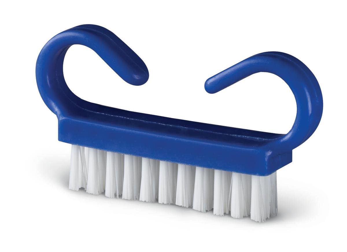 Professional Nail Brushes for Manicure & Pedicure - Soft Bristle Nail Cleaning Brush for Home Salon, Travel & DIY Nail Care