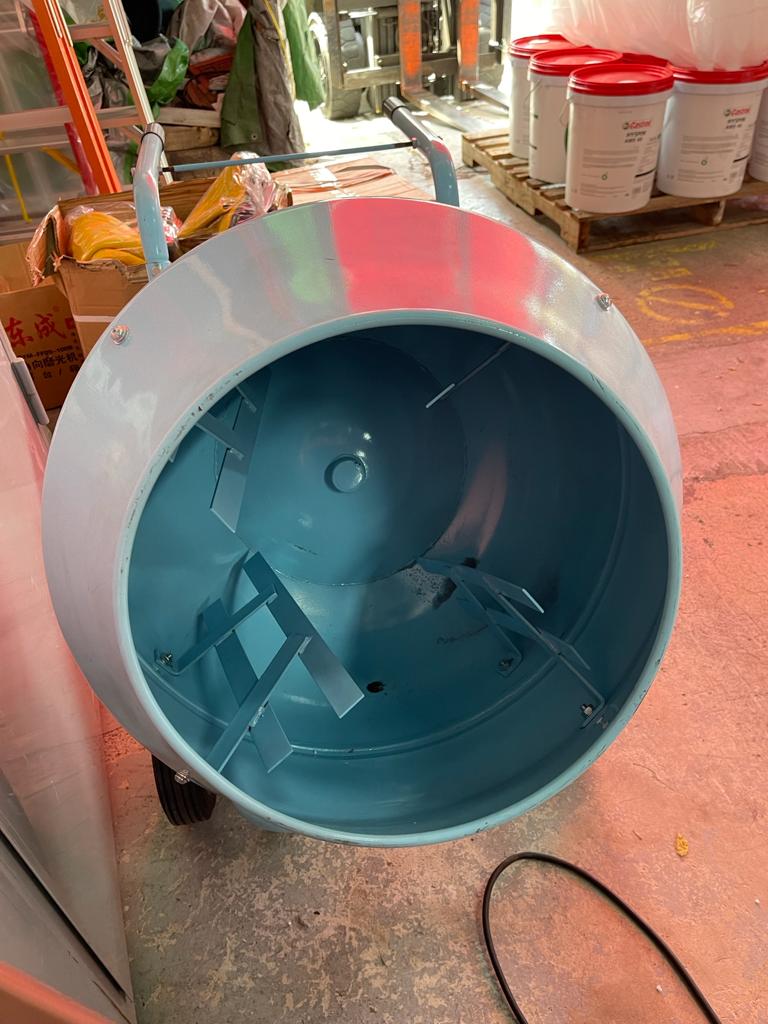 160L Electric Cement Mixer with 240V Motor - Portable Concrete Mixer for Construction & DIY Projects (MIKASA BLUE, Model CMX HGJ160 LG) - Perfect for Building, Renovation & Home Improvement