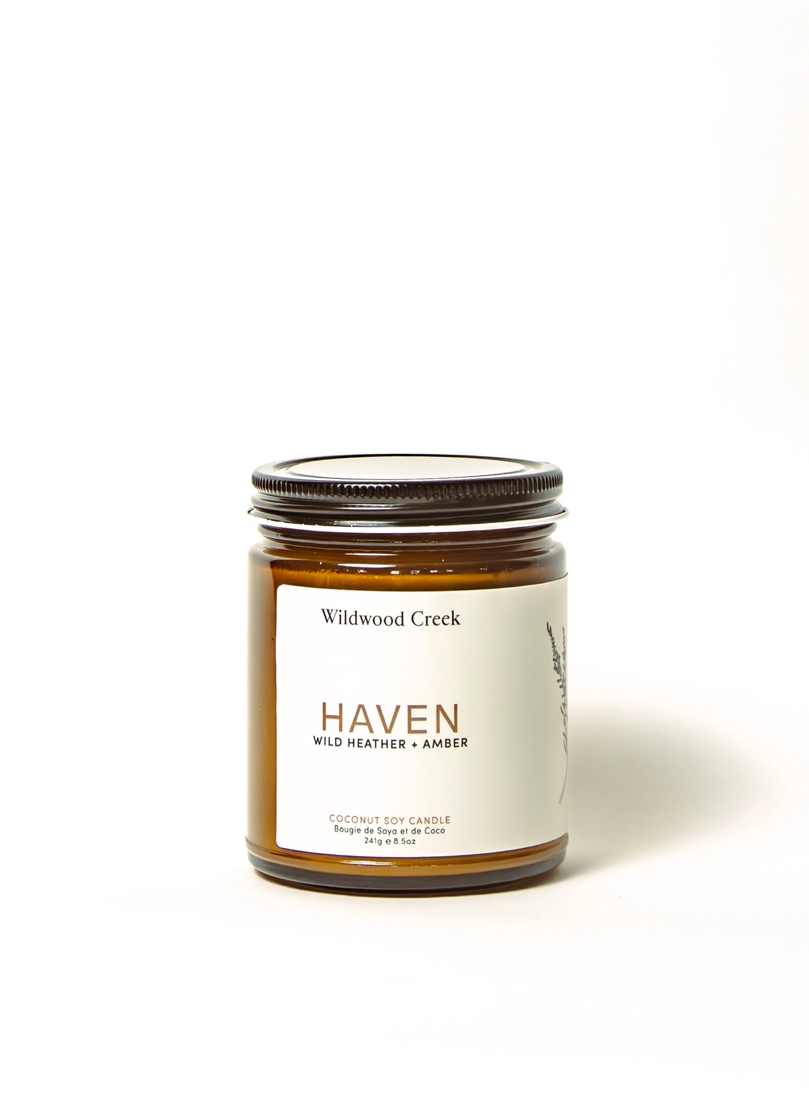 Haven Natural Coconut Soy Wax Candle - Eco-Friendly, Long-Lasting Scented Candle for Home, Yoga, Meditation & Relaxation