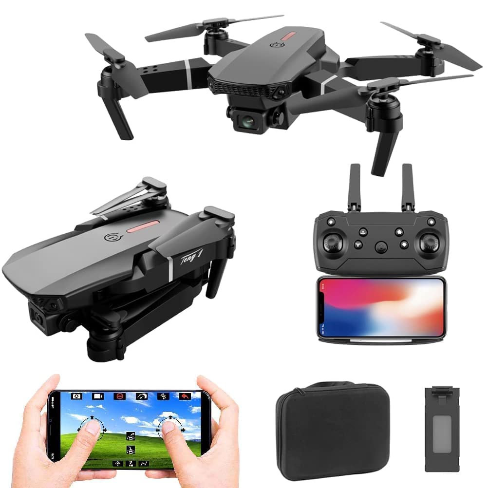2022 Upgraded Cherryland Drone with 1080P Dual HD Camera - WiFi FPV RC Quadcopter for Adults & Beginners, Live Video HD Wide Angle Aircraft with Trajectory Flight Control - Perfect for Aerial Photography, Family Outdoor Adventures & Kids Learning to Fly