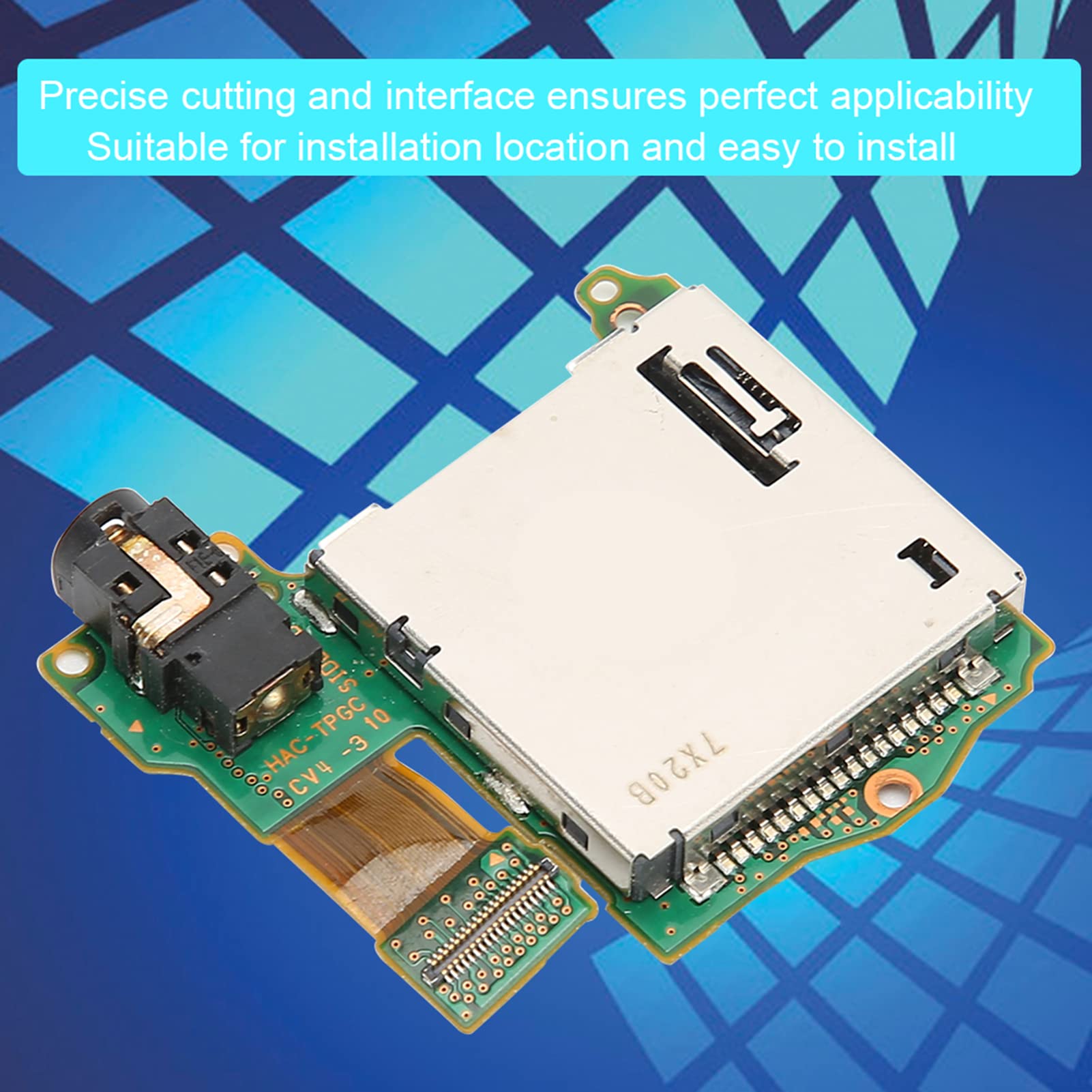 Original Title: VBESTLIFE Switch Card Slot Reader Switch Game Cartridge Tray Headphones Jack Port Replacement Game Card Slot Game Cartridge Tray Connector Card Slot Replacement for Switch Repair Part    Optimized Title: VBESTLIFE Nintendo Switch Card Slot Reader & Game Cartridge Tray Replacement - Repair Part for Headphone Jack & Game Connector - Perfect for DIY Switch Console Repairs & Maintenance